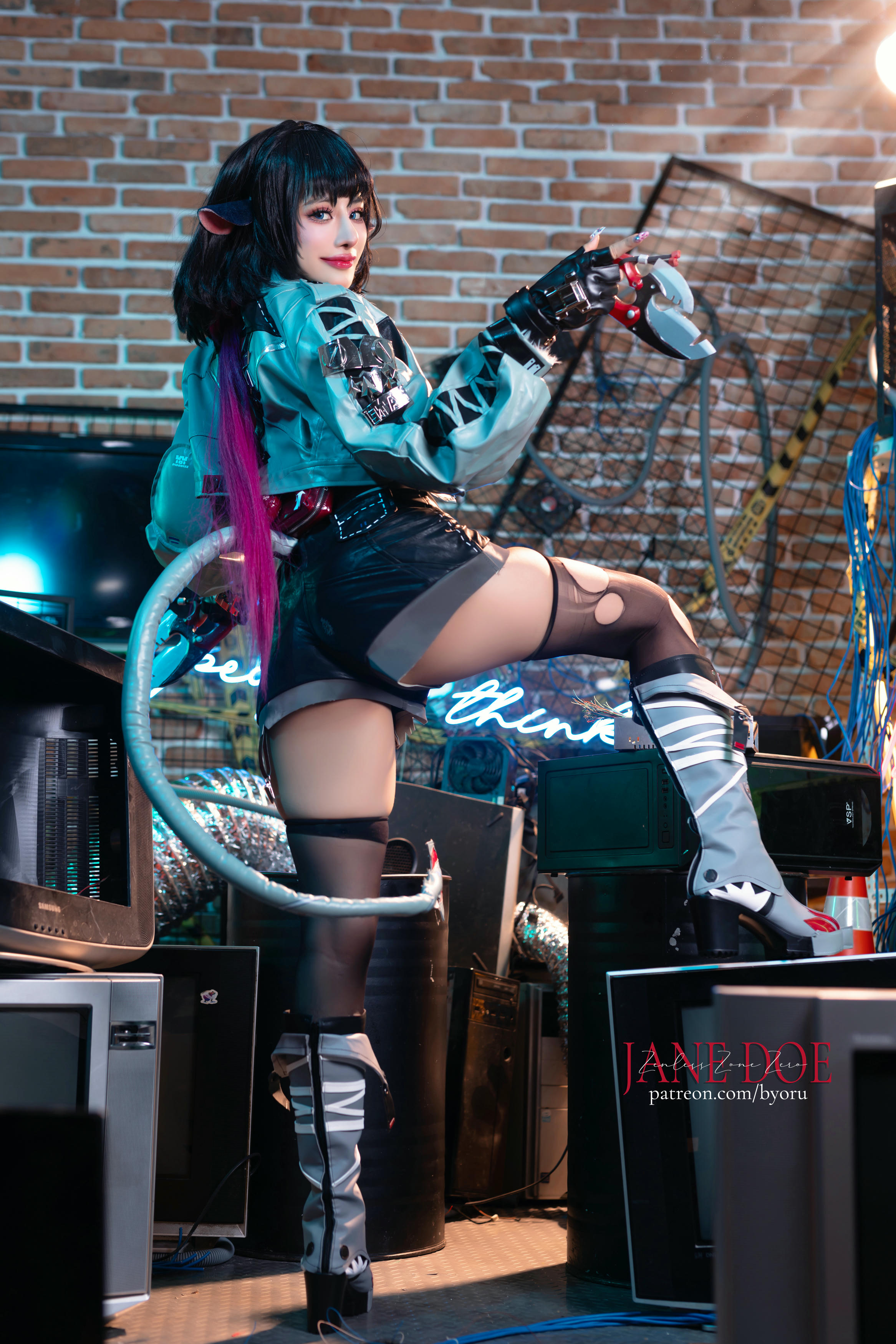 日本coser-Byoru NO.263 Jane Doe简杜（绝区零）[67P14V 1.64GB]_第1集