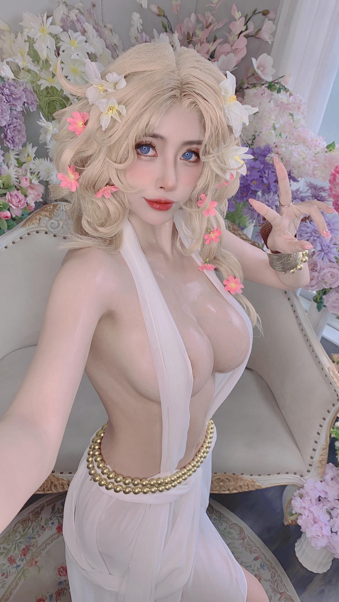 日本coser-Byoru NO.264 Aphrodite (Record of Ragnarok) [52P6V-2.16GB]_第2集