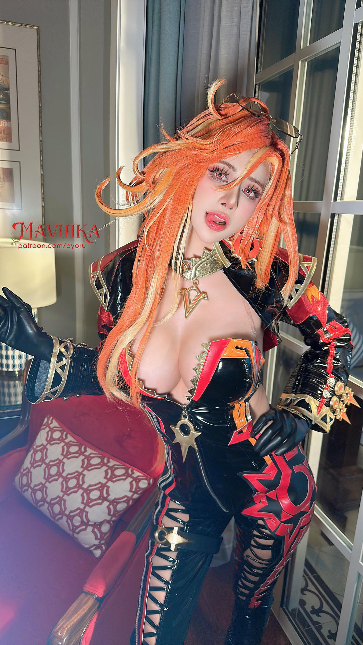 日本coser-Byoru NO.275 原神 玛薇卡 [59P25V 2GB]_第2集