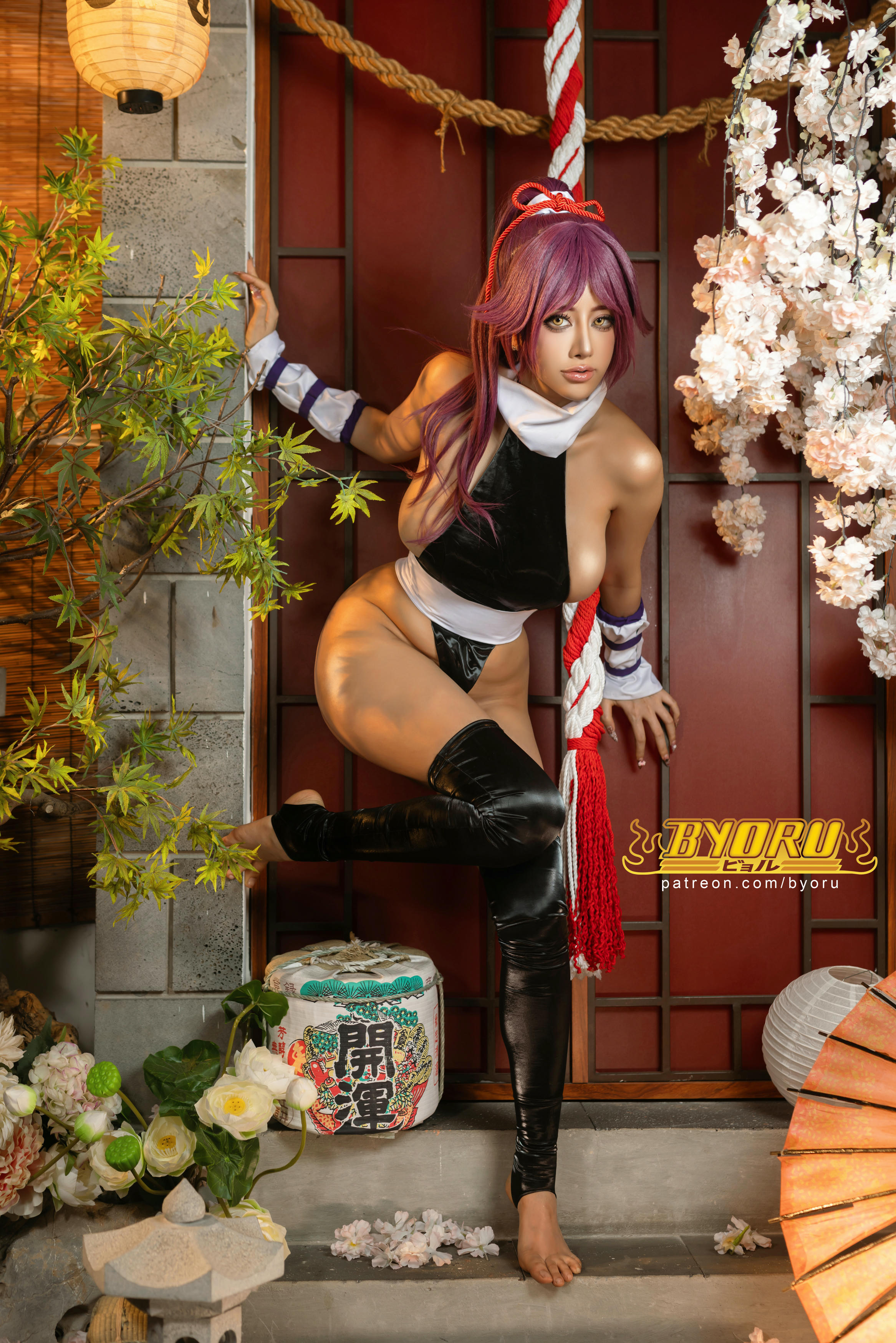 日本coser-Byoru NO.282 Yoruichi [73P18V 2.97GB]_第1集