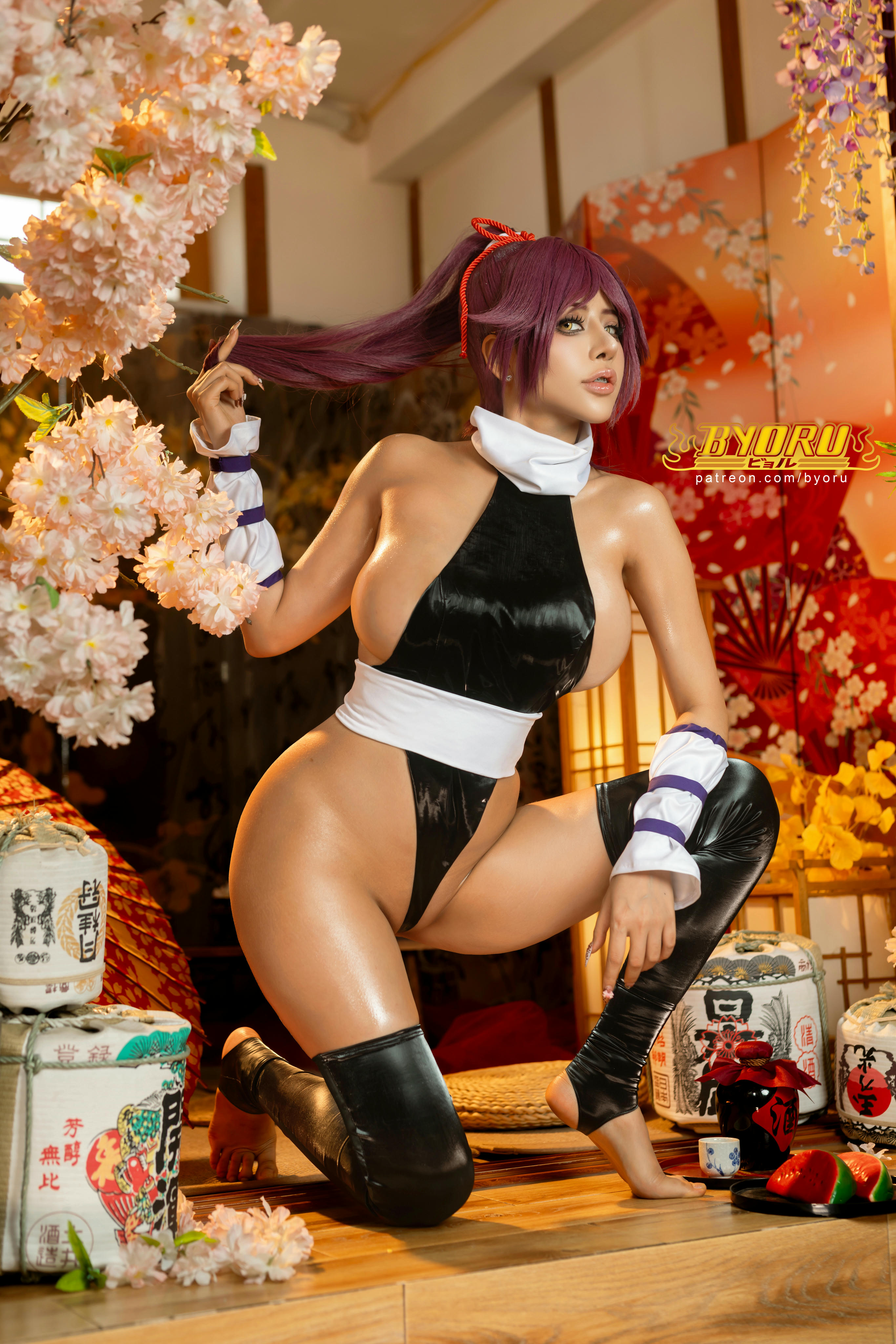 日本coser-Byoru NO.282 Yoruichi [73P18V 2.97GB]_第1集