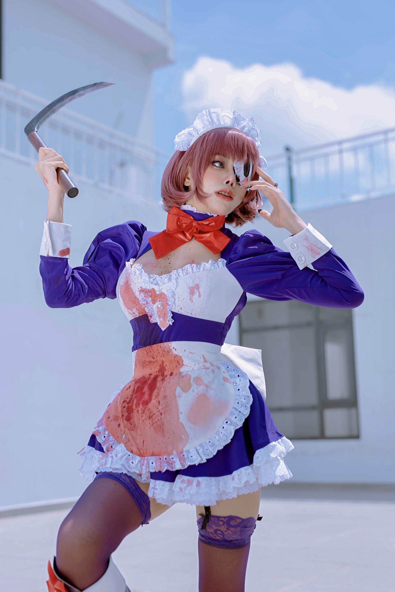 日本coser-Byoru NO.031 Maid Mask [50P-76MB]_第1集