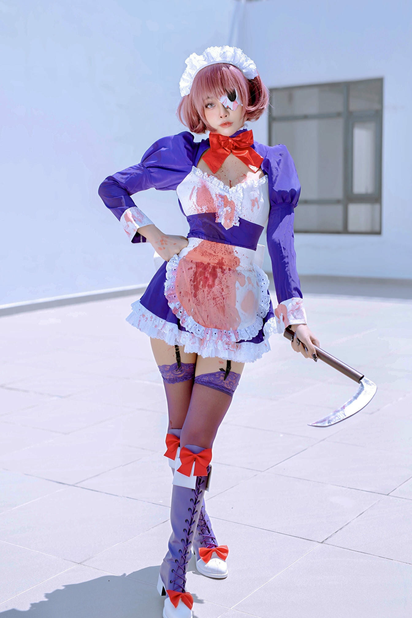 日本coser-Byoru NO.031 Maid Mask [50P-76MB]_第1集