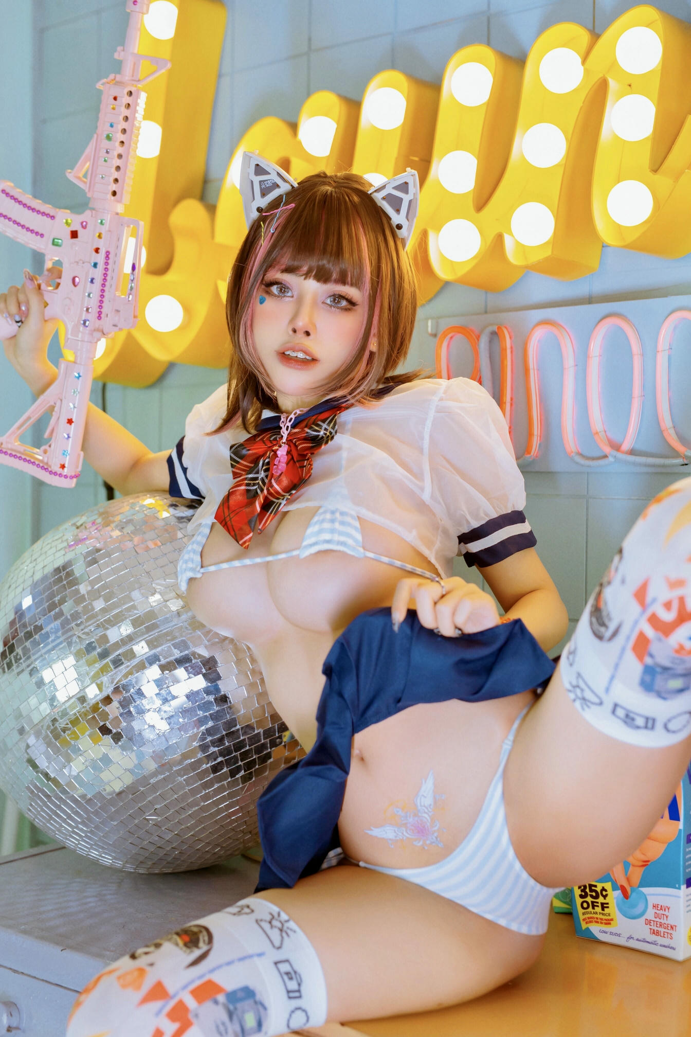 日本coser-Byoru NO.033 JK Neko [52P7V-1.43GB]_第2集