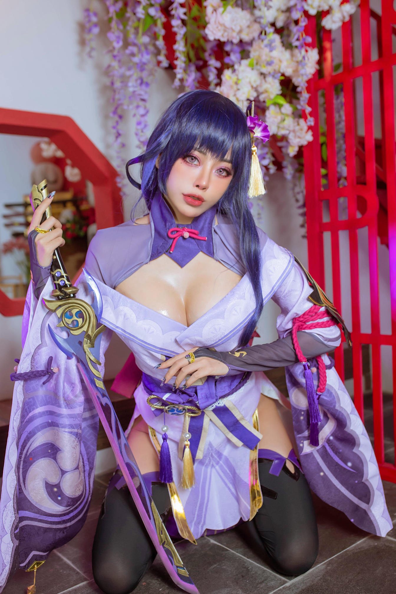 日本coser-Byoru NO.034 Raiden Shogun [72P4V-1.36GB]_第2集