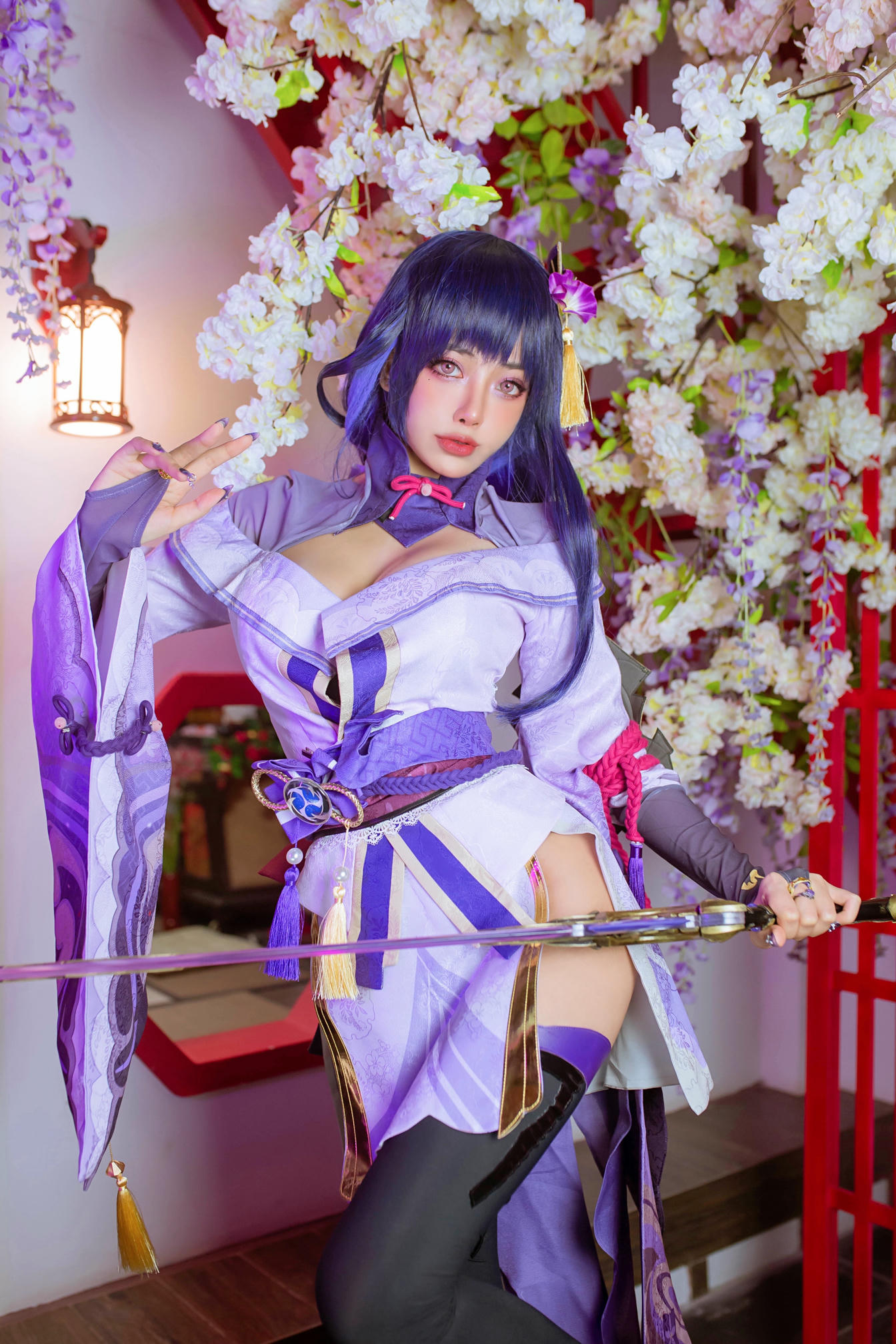 日本coser-Byoru NO.034 Raiden Shogun [72P4V-1.36GB]_第1集