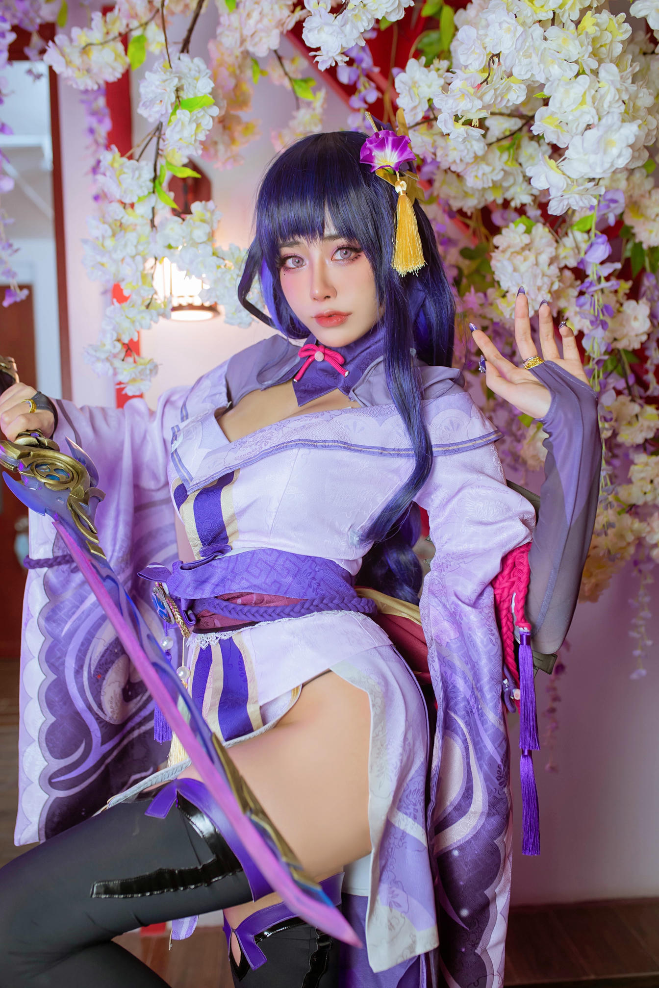 日本coser-Byoru NO.034 Raiden Shogun [72P4V-1.36GB]_第2集