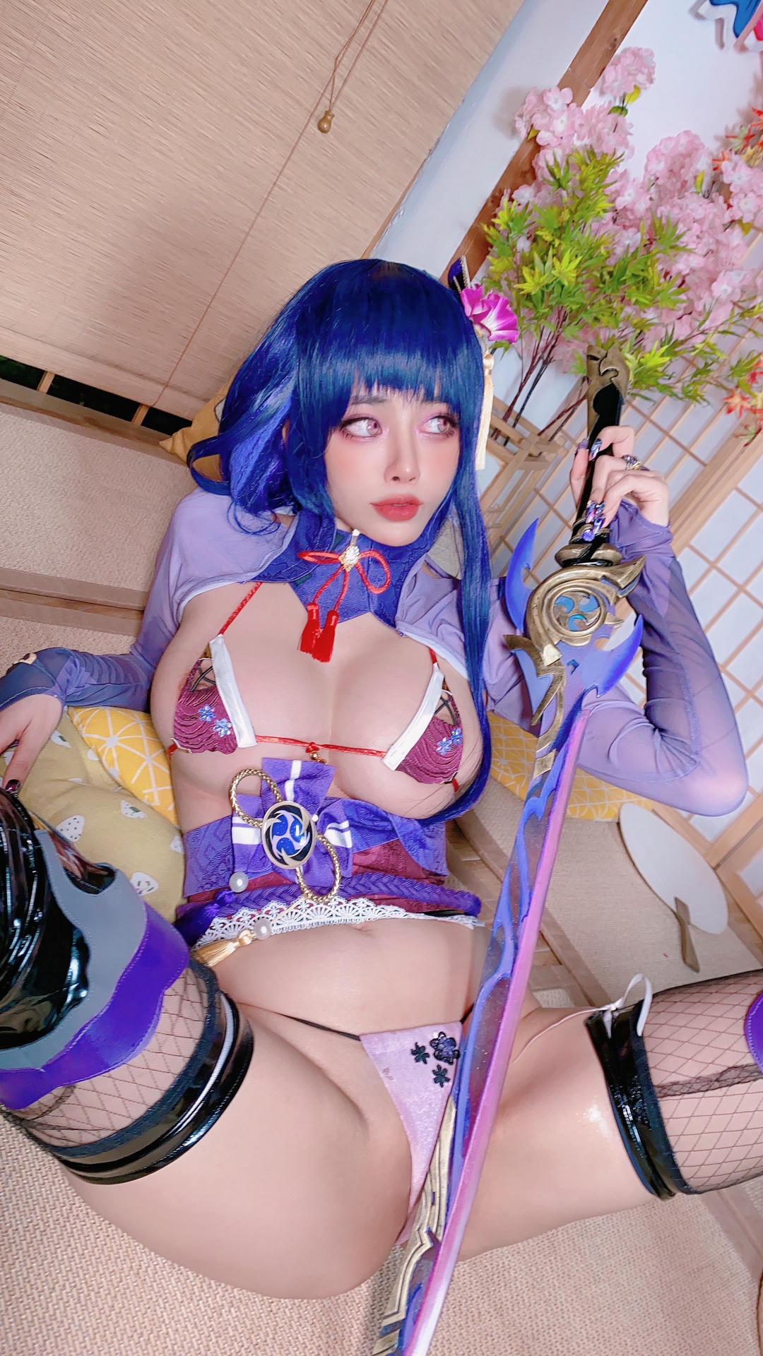 日本coser-Byoru NO.034 Raiden Shogun [72P4V-1.36GB]_第3集