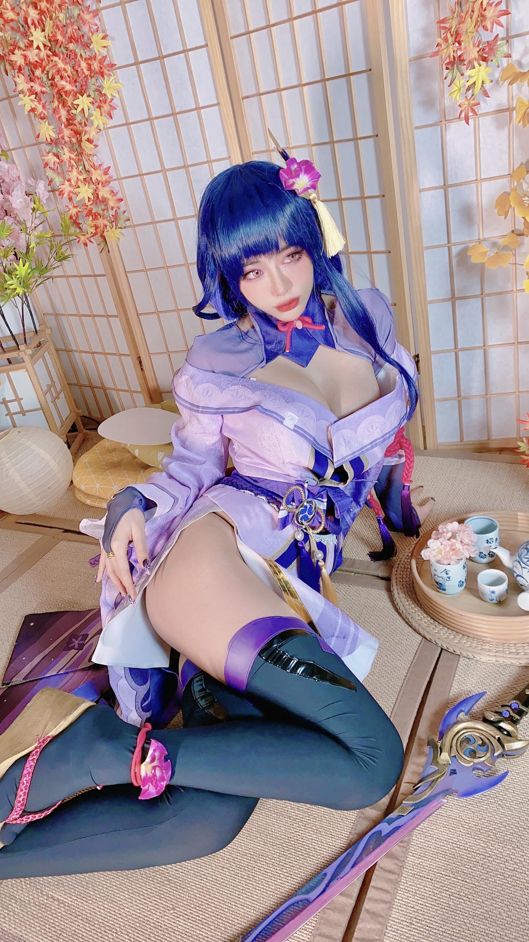 日本coser-Byoru NO.034 Raiden Shogun [72P4V-1.36GB]_第3集