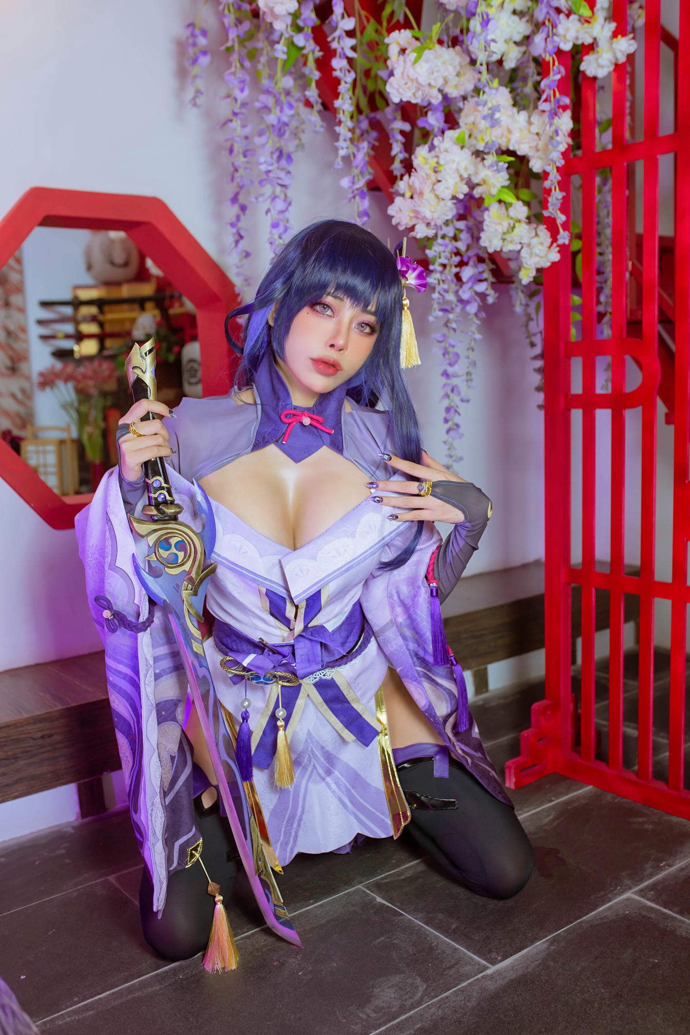 日本coser-Byoru NO.034 Raiden Shogun [72P4V-1.36GB]_第4集