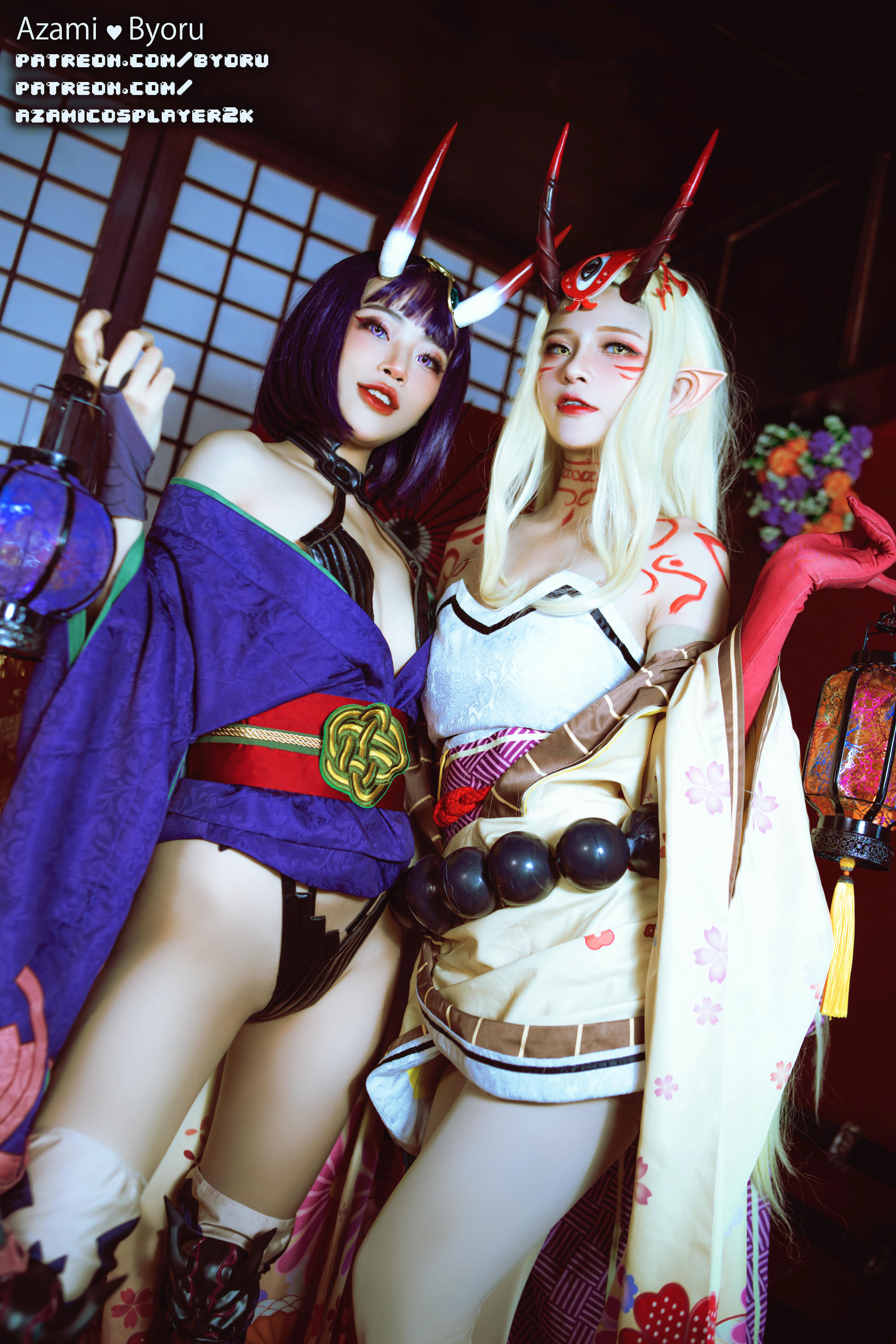日本coser-Byoru NO.047 Ibuki & Ibaraki Douji [5P-51MB]_第1集