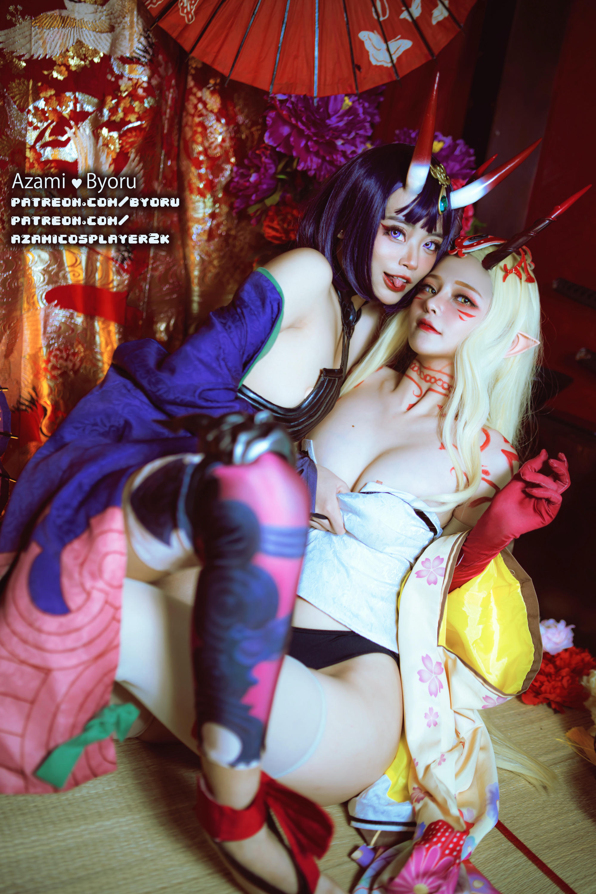 日本coser-Byoru NO.047 Ibuki & Ibaraki Douji [5P-51MB]_第1集