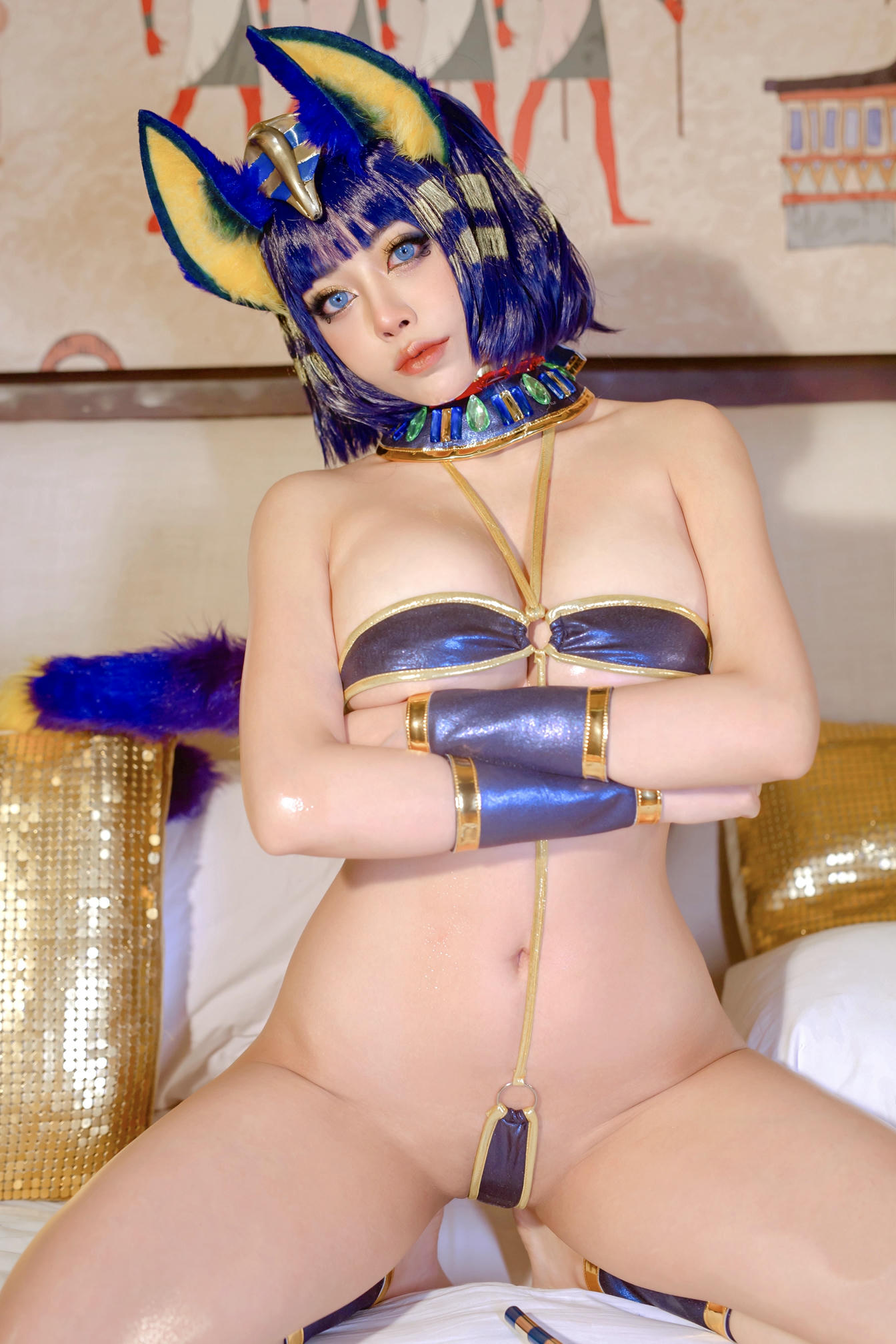 日本coser-Byoru NO.062 Lewd Ankha [52P8V-1.01GB]_第3集
