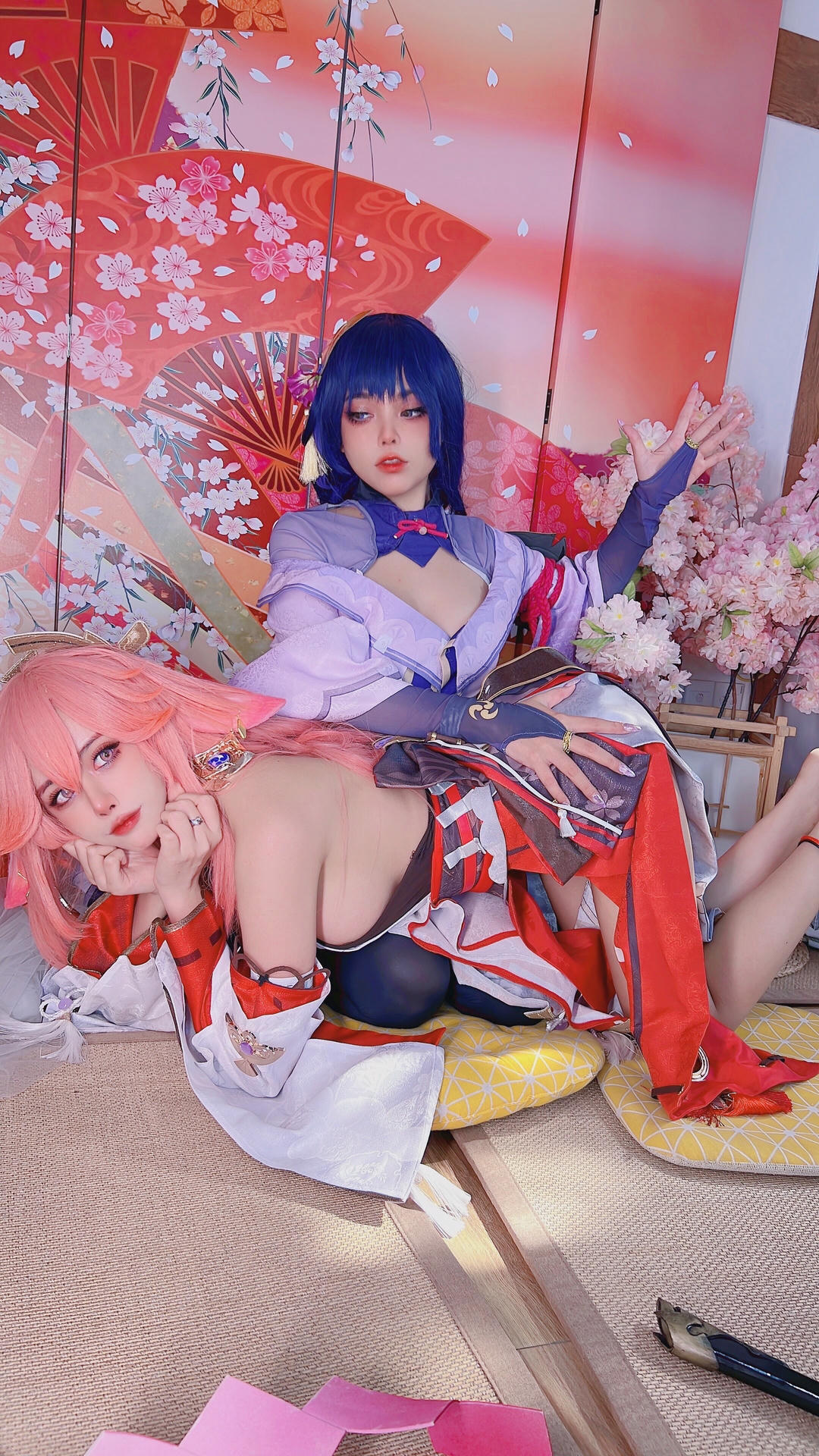 日本coser-Byoru NO.067 Yae Miko x Raiden Shogun [95P-242MB]_第1集