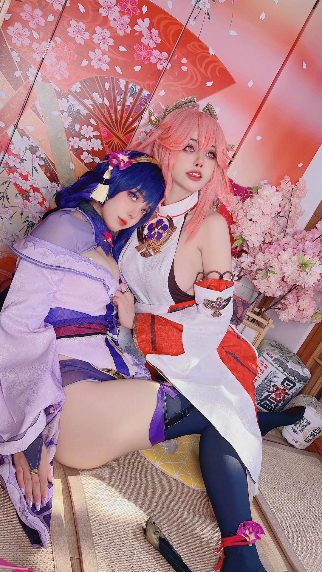 日本coser-Byoru NO.067 Yae Miko x Raiden Shogun [95P-242MB]_第1集
