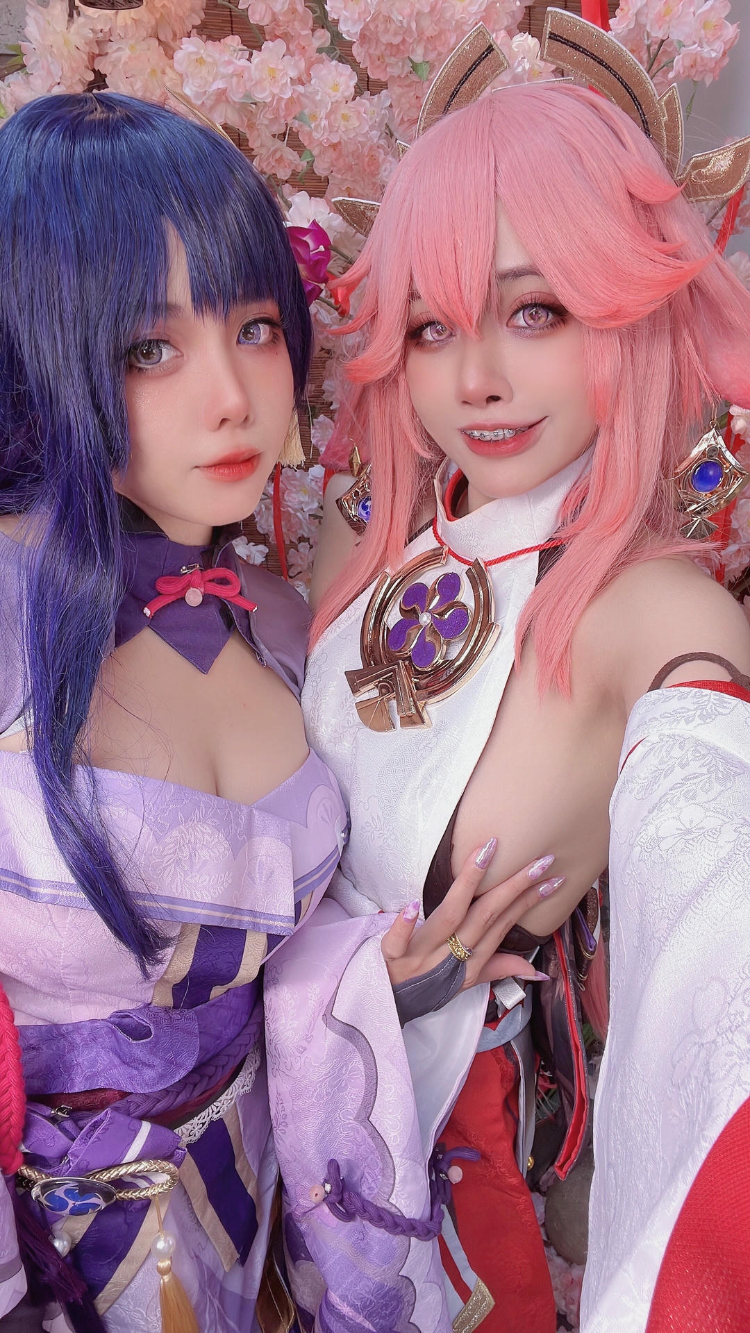 日本coser-Byoru NO.067 Yae Miko x Raiden Shogun [95P-242MB]_第2集