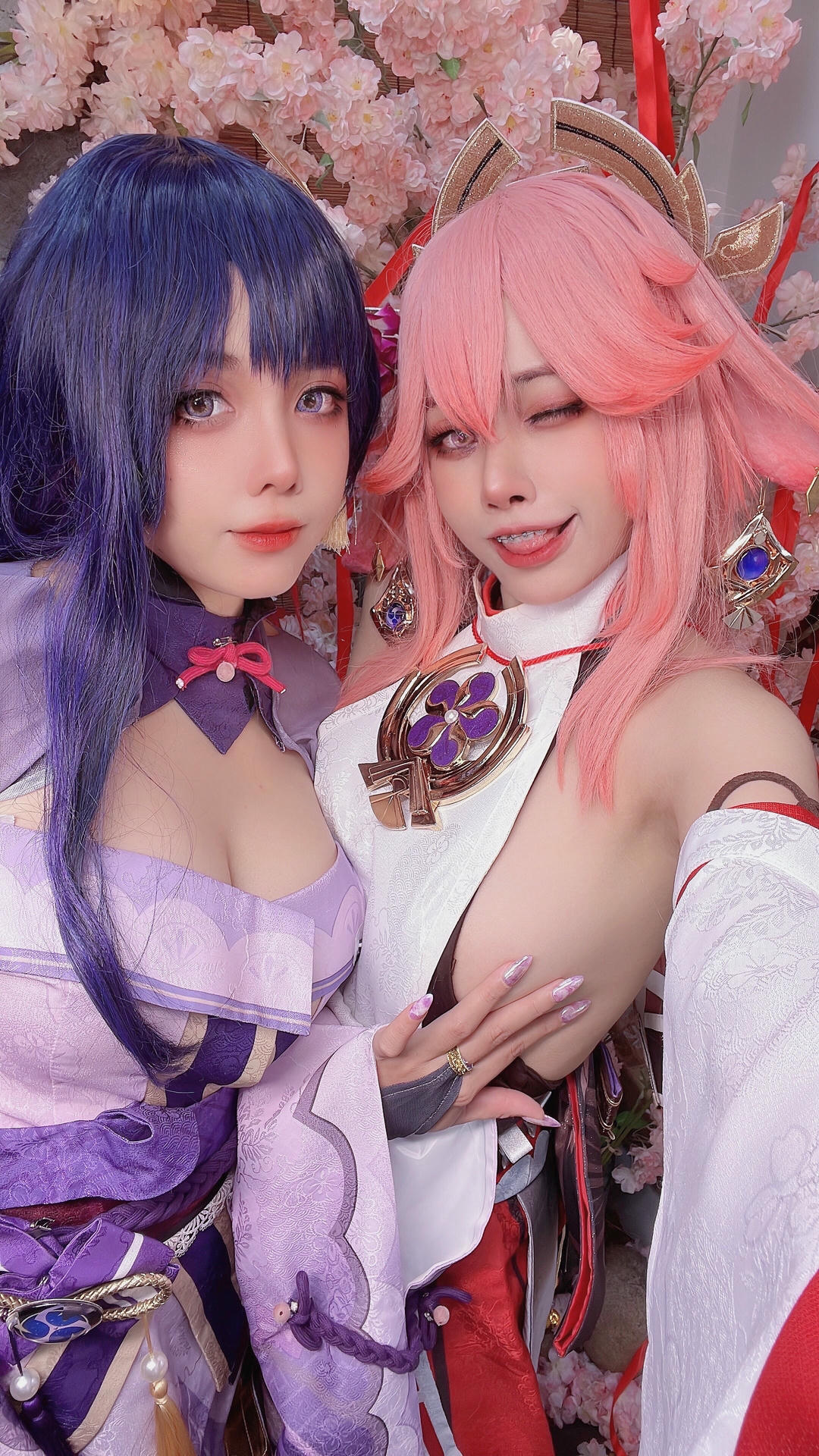 日本coser-Byoru NO.067 Yae Miko x Raiden Shogun [95P-242MB]_第2集