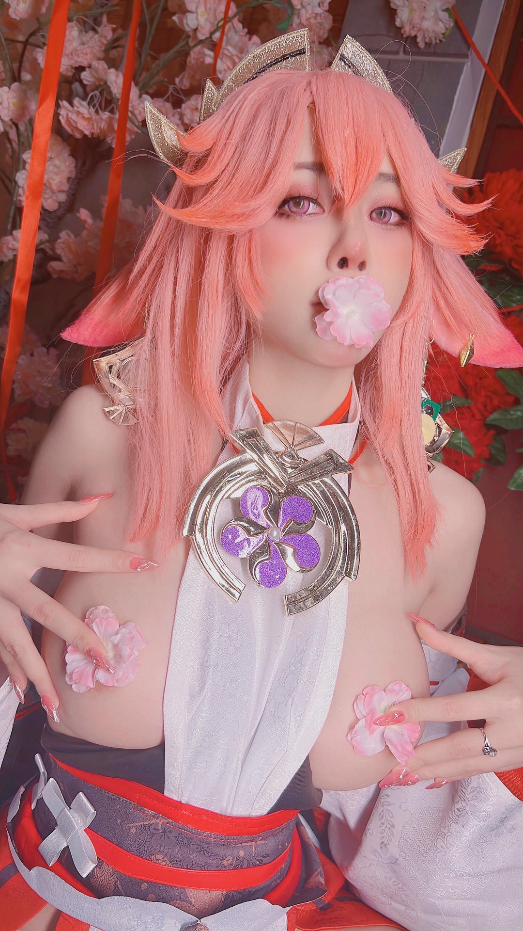 日本coser-Byoru NO.067 Yae Miko x Raiden Shogun [95P-242MB]_第2集