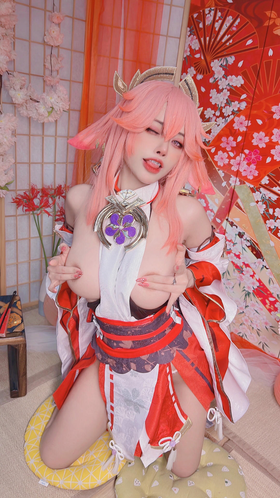 日本coser-Byoru NO.067 Yae Miko x Raiden Shogun [95P-242MB]_第2集