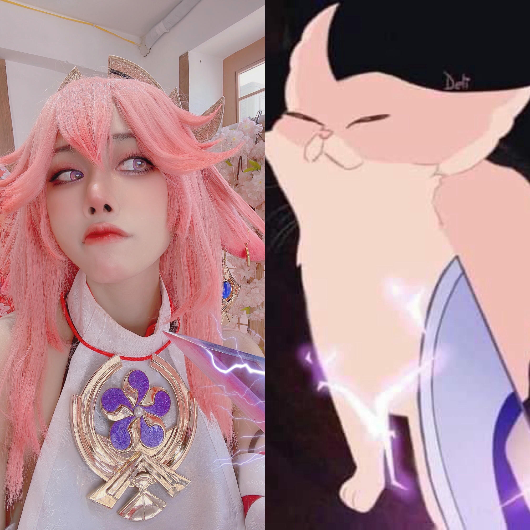 日本coser-Byoru NO.067 Yae Miko x Raiden Shogun [95P-242MB]_第2集