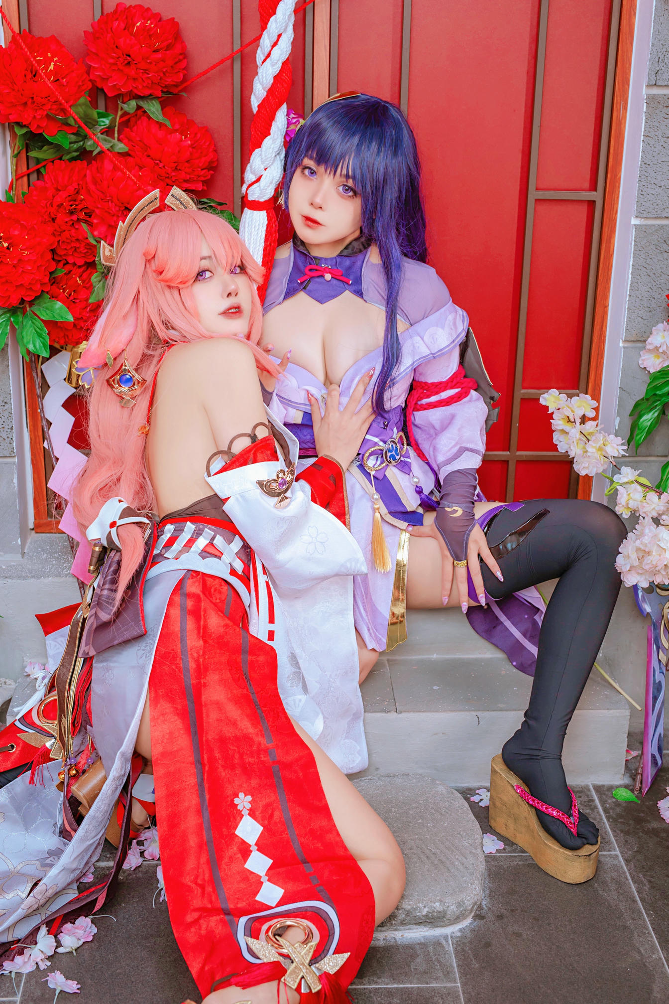 日本coser-Byoru NO.067 Yae Miko x Raiden Shogun [95P-242MB]_第4集