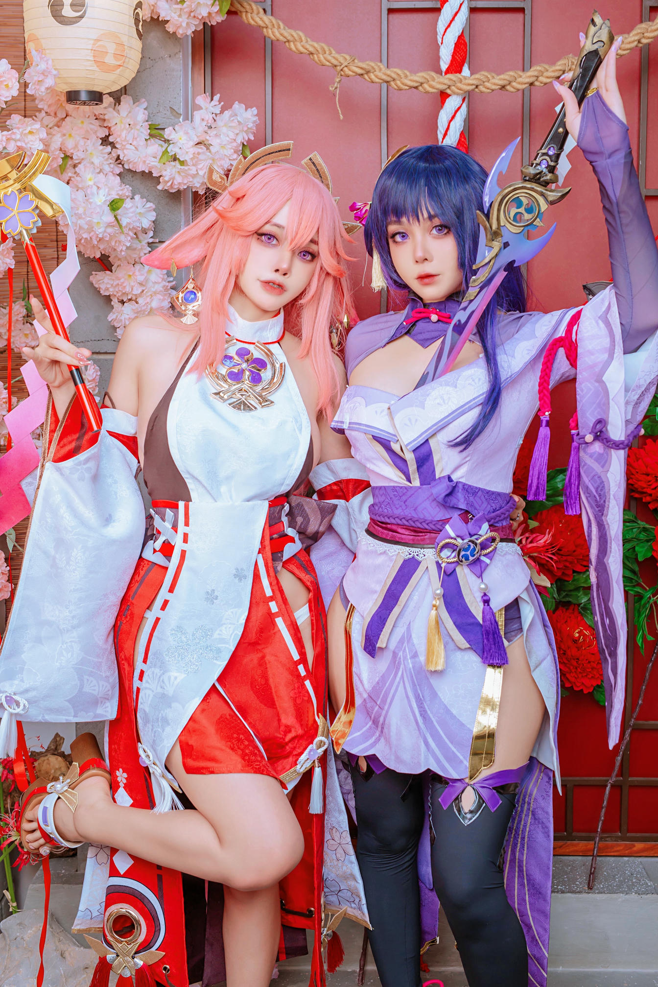 日本coser-Byoru NO.067 Yae Miko x Raiden Shogun [95P-242MB]_第4集