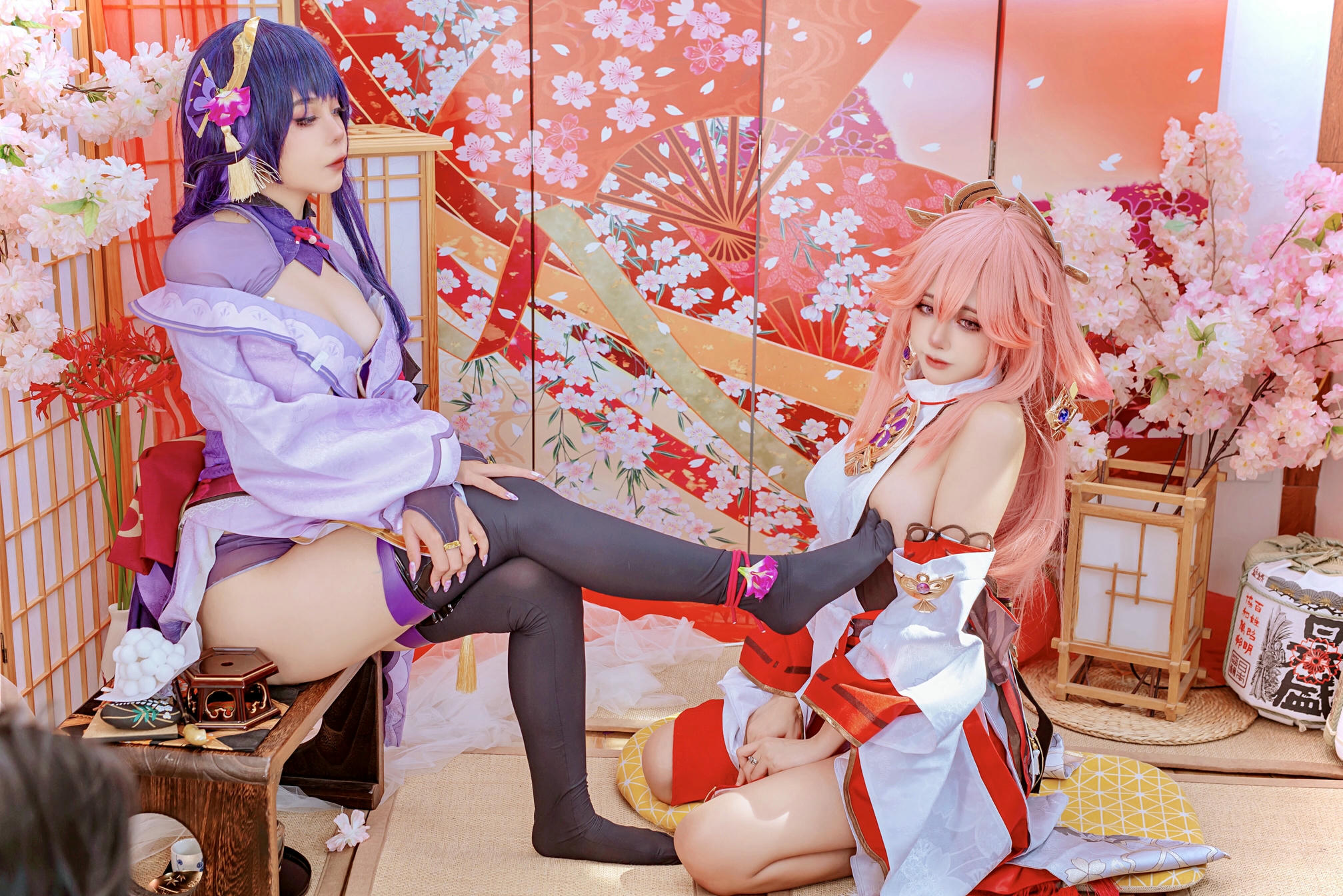 日本coser-Byoru NO.067 Yae Miko x Raiden Shogun [95P-242MB]_第4集