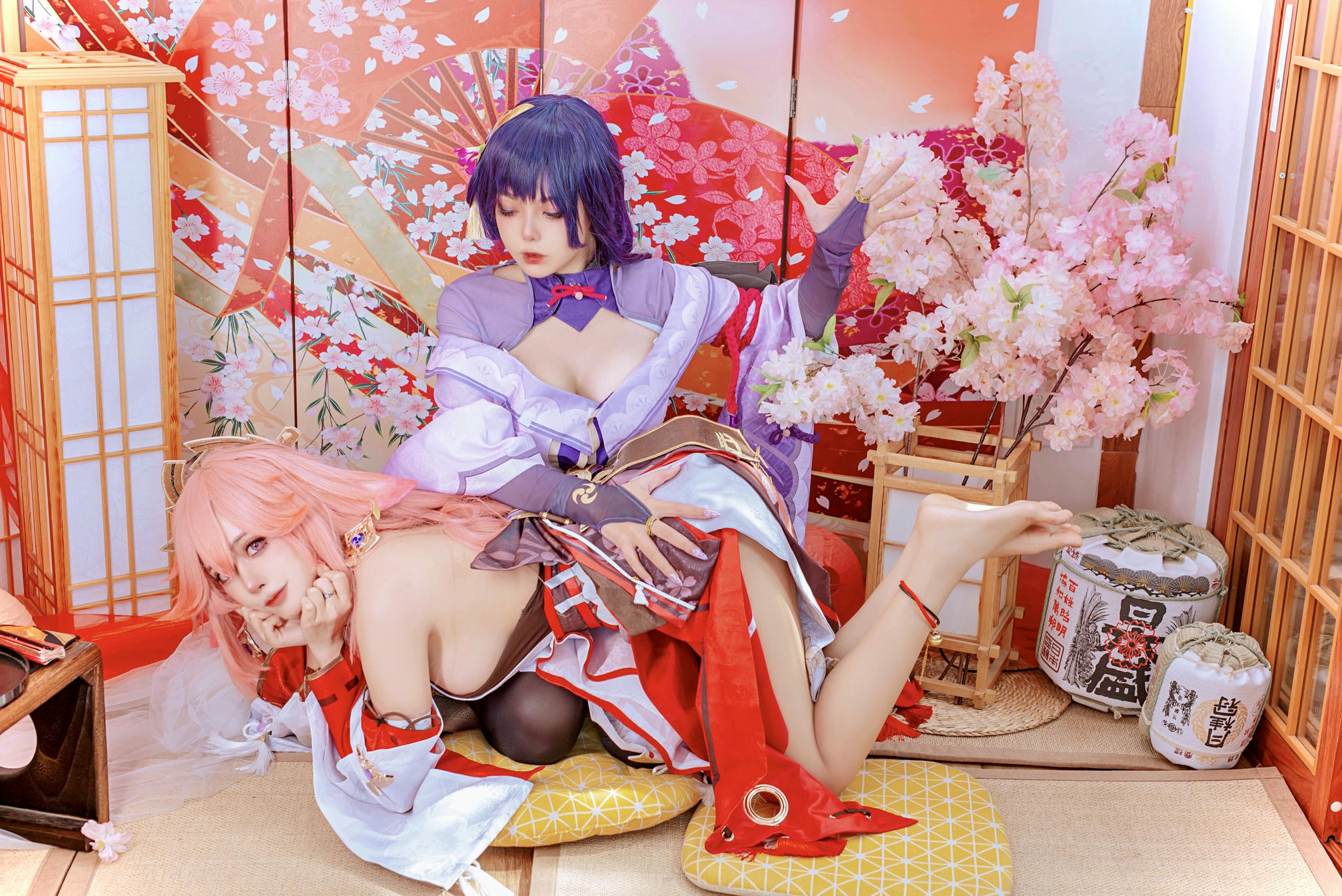 日本coser-Byoru NO.067 Yae Miko x Raiden Shogun [95P-242MB]_第4集