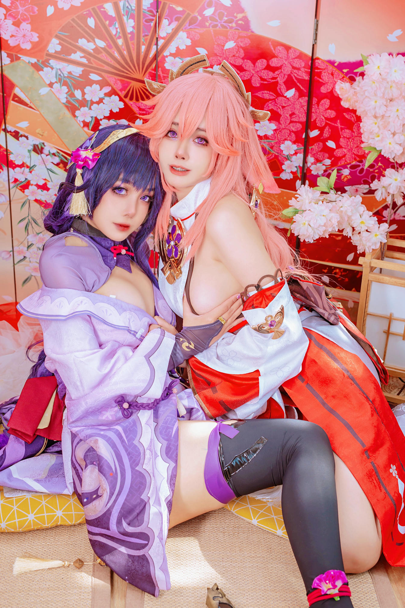 日本coser-Byoru NO.067 Yae Miko x Raiden Shogun [95P-242MB]_第5集