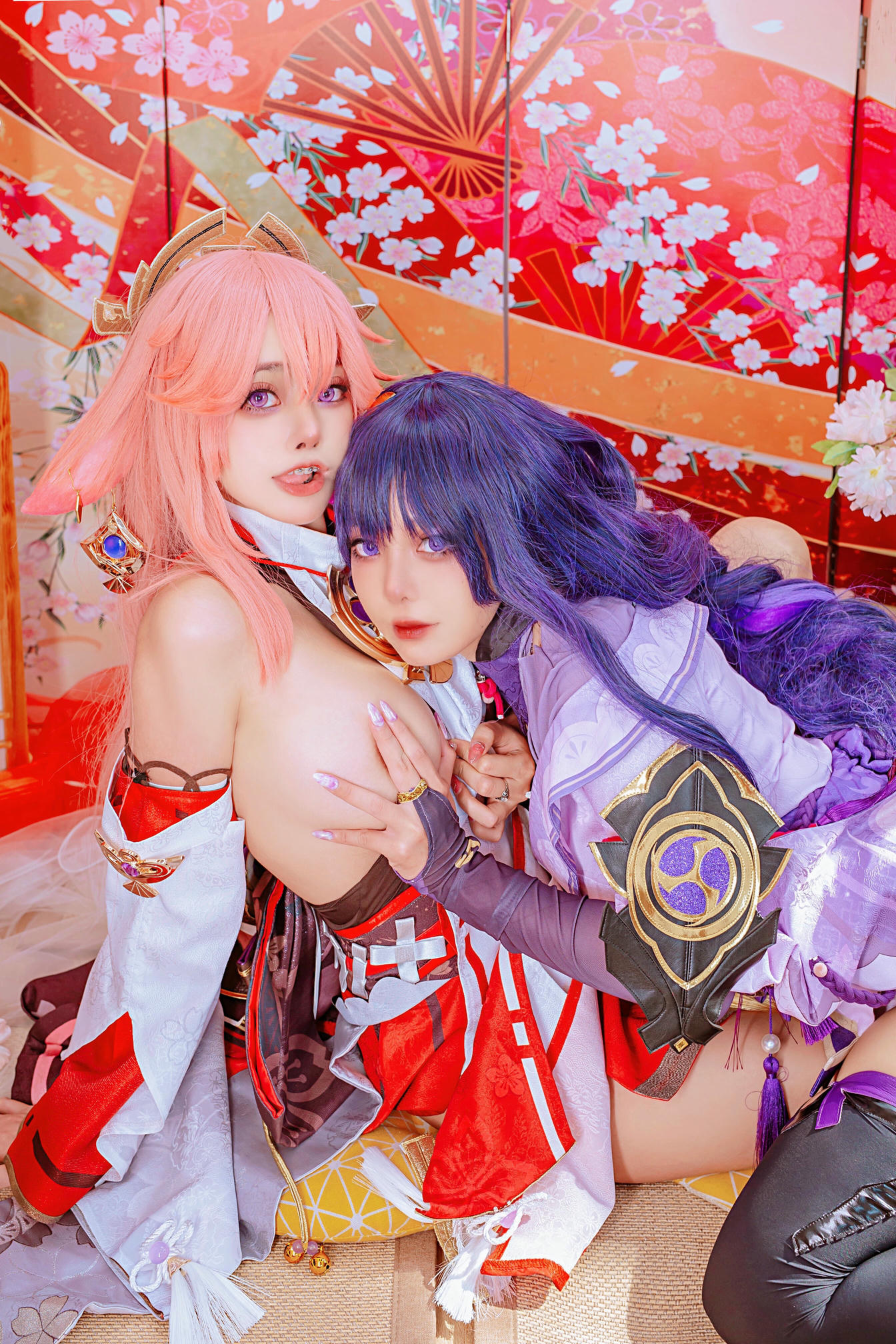 日本coser-Byoru NO.067 Yae Miko x Raiden Shogun [95P-242MB]_第5集