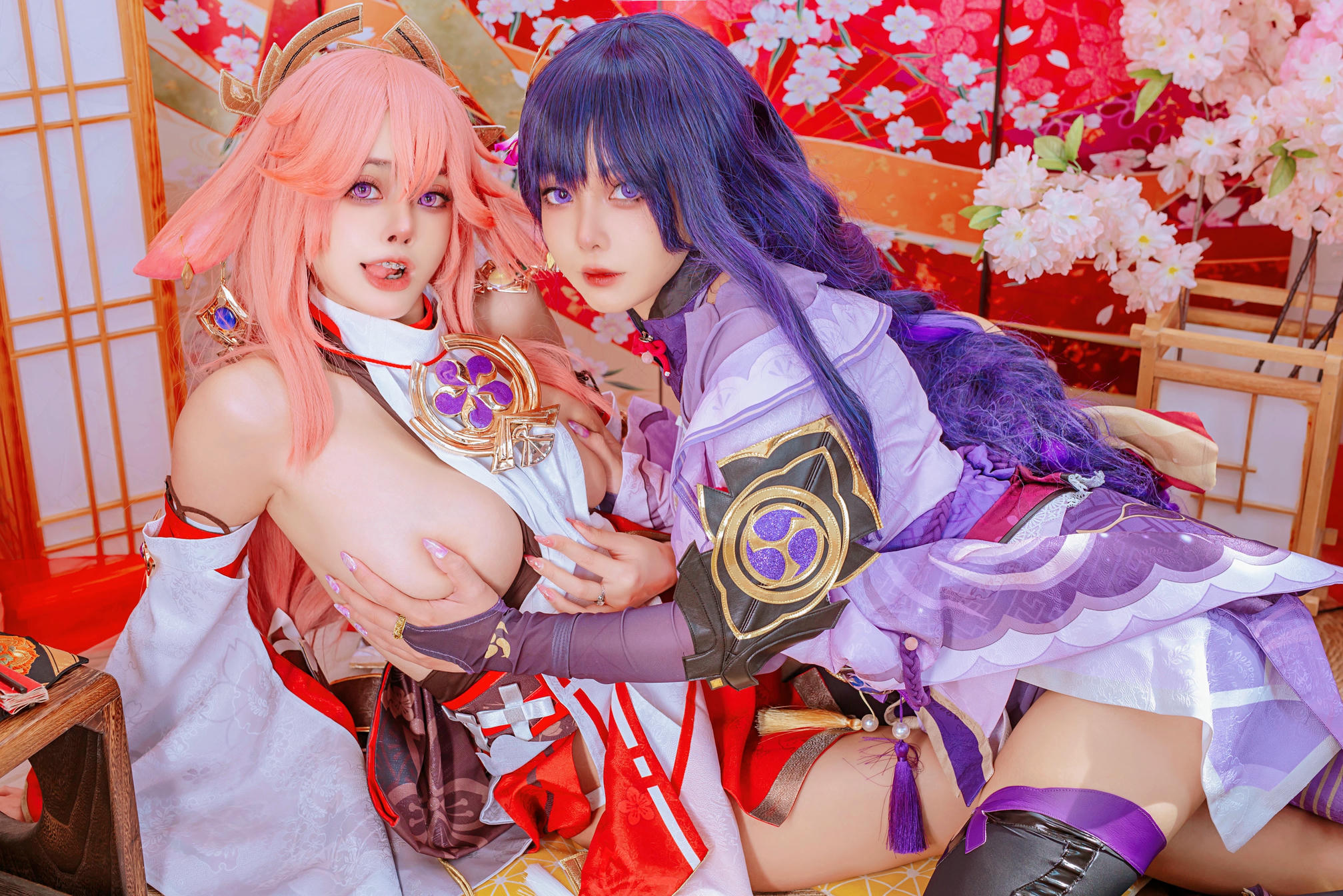 日本coser-Byoru NO.067 Yae Miko x Raiden Shogun [95P-242MB]_第5集
