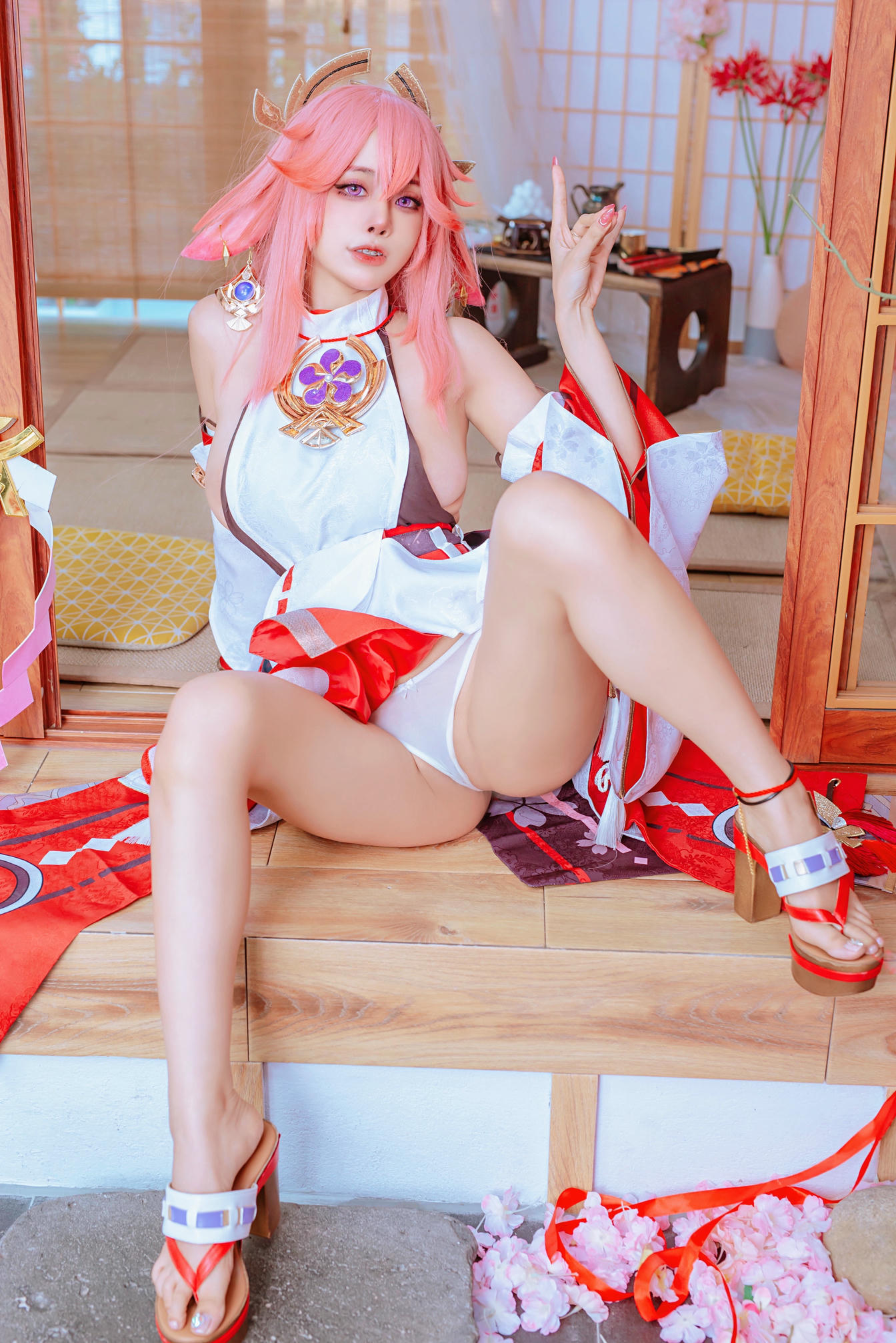 日本coser-Byoru NO.067 Yae Miko x Raiden Shogun [95P-242MB]_第5集