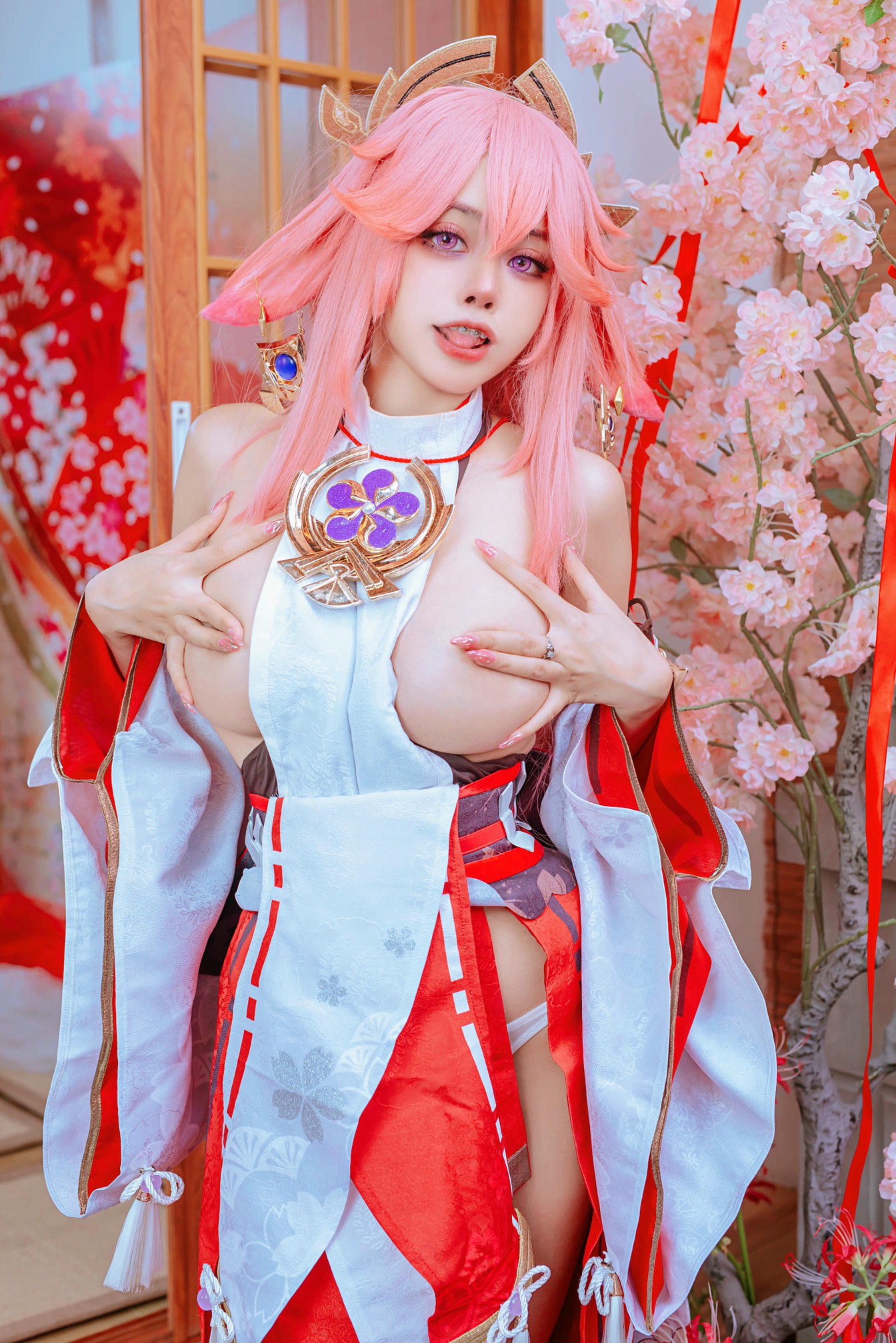 日本coser-Byoru NO.067 Yae Miko x Raiden Shogun [95P-242MB]_第5集