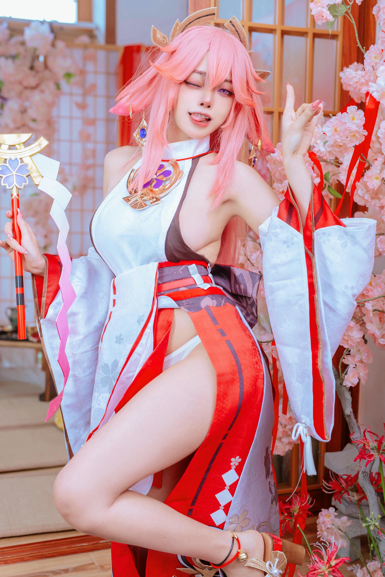 日本coser-Byoru NO.067 Yae Miko x Raiden Shogun [95P-242MB]_第5集