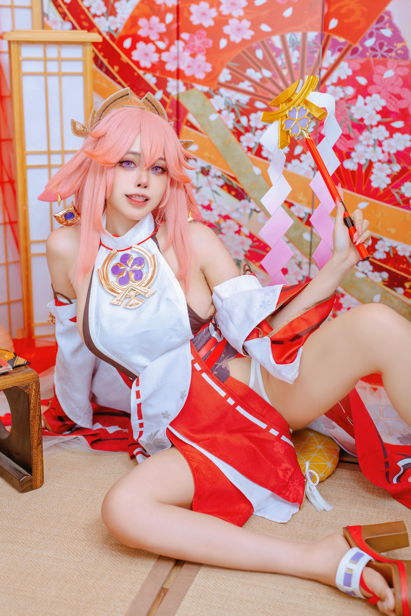 日本coser-Byoru NO.067 Yae Miko x Raiden Shogun [95P-242MB]_第5集