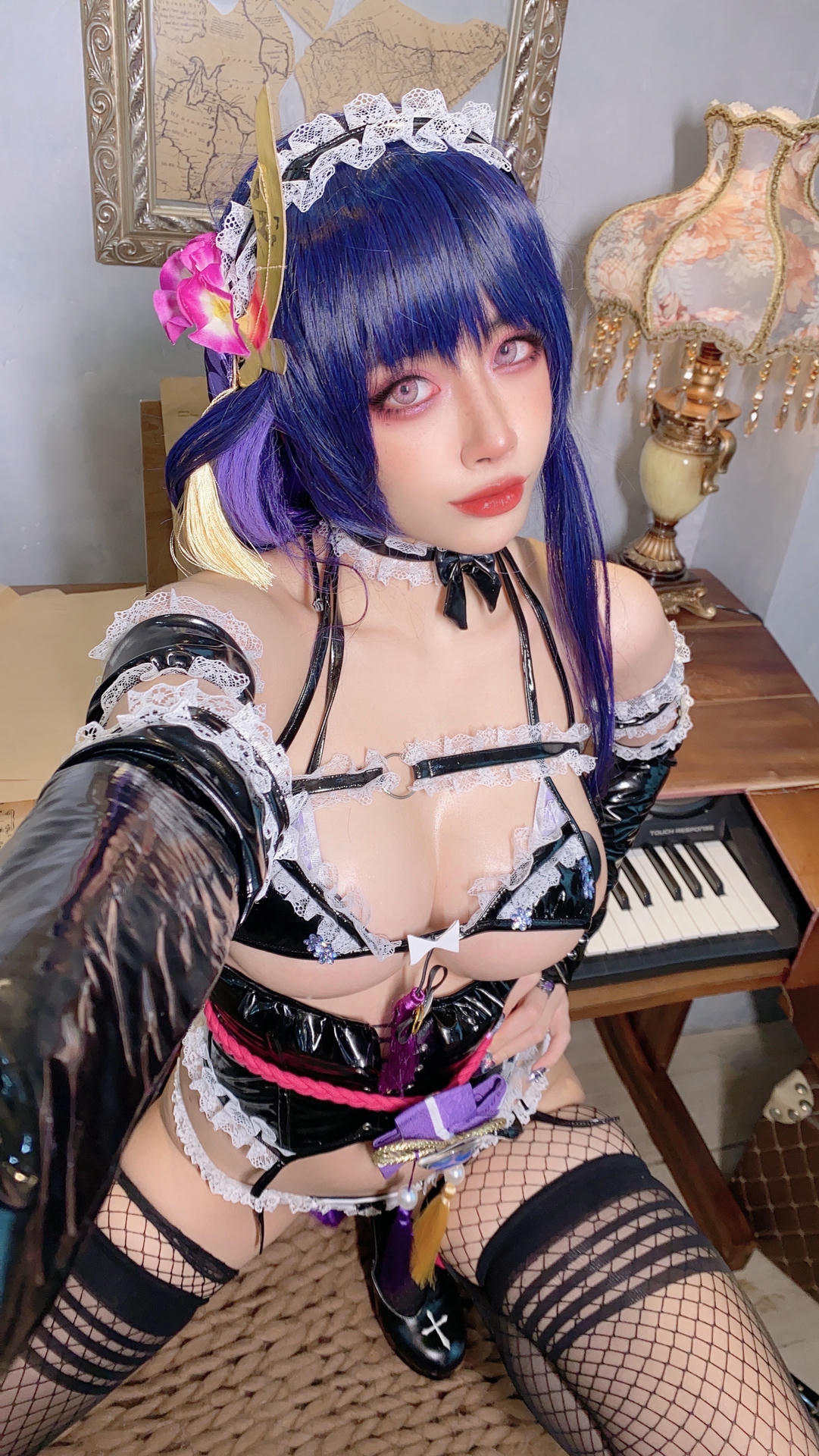 日本coser-Byoru NO.069 Maid Raiden ✧implied nude set✧ [54P 2V 1.7GB]-Maid Raiden phoneset_第1集