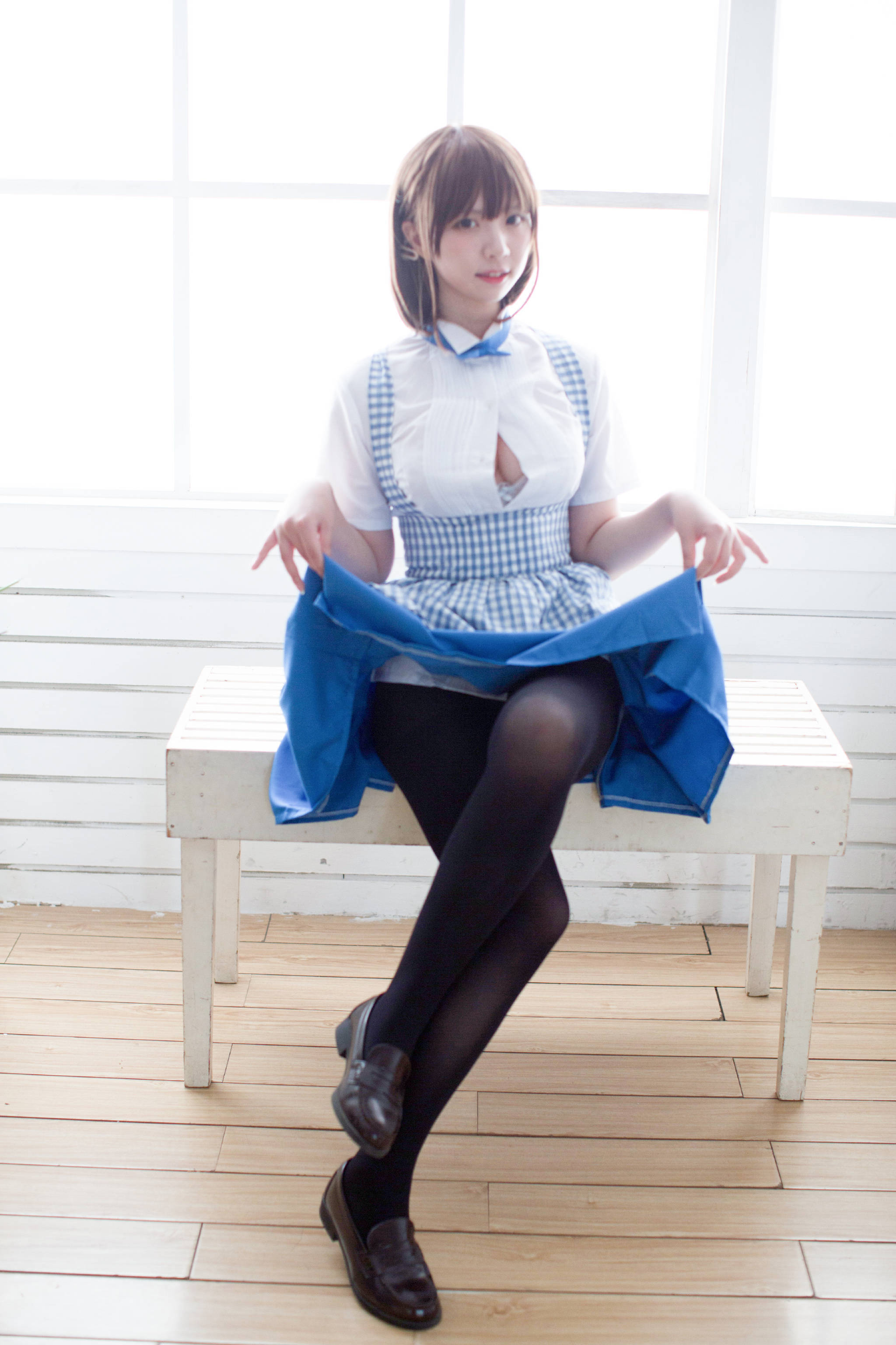 闪月半 NO.003 加藤惠制服[17P74MB]_第1集