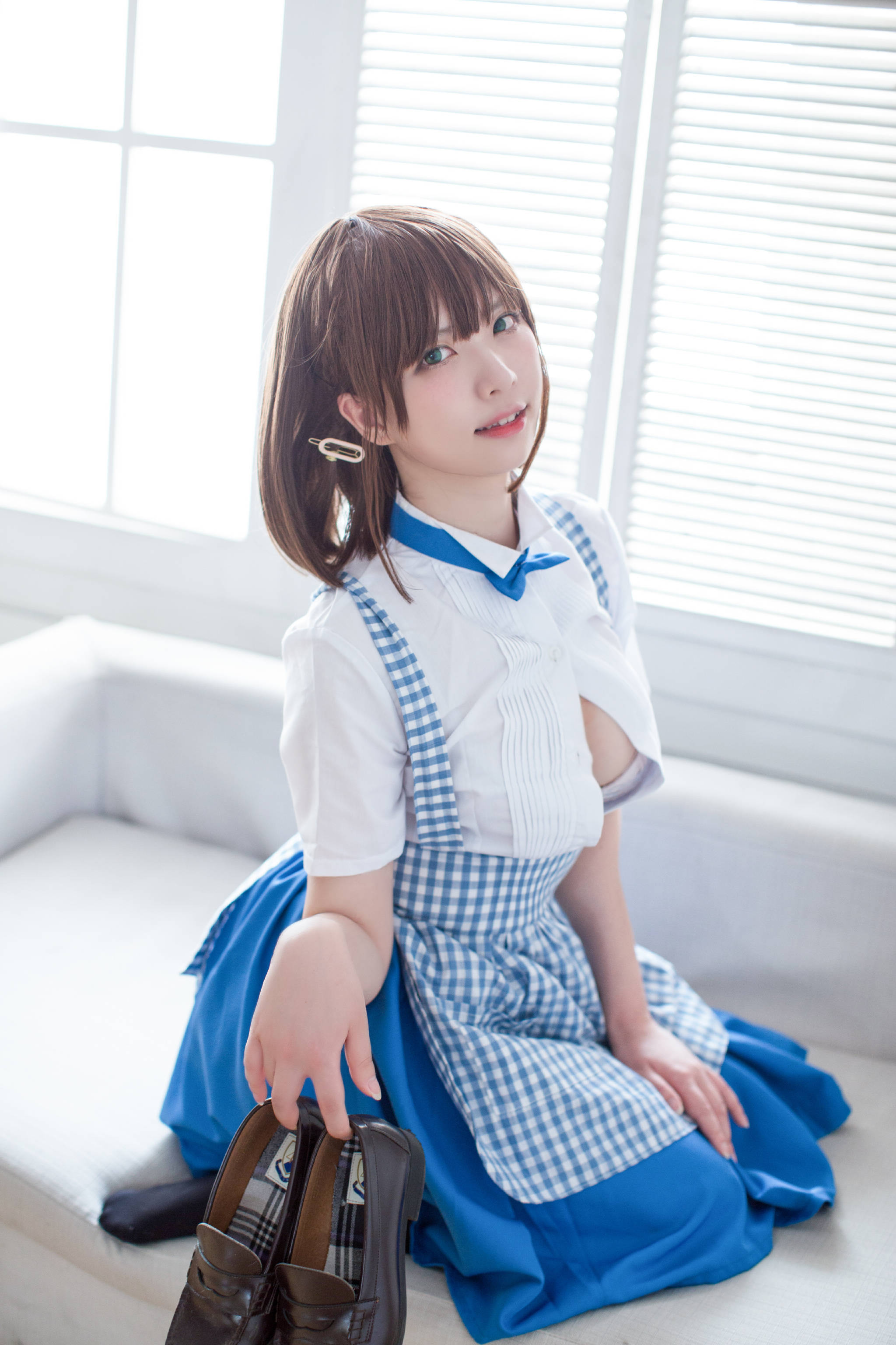 闪月半 NO.003 加藤惠制服[17P74MB]_第1集