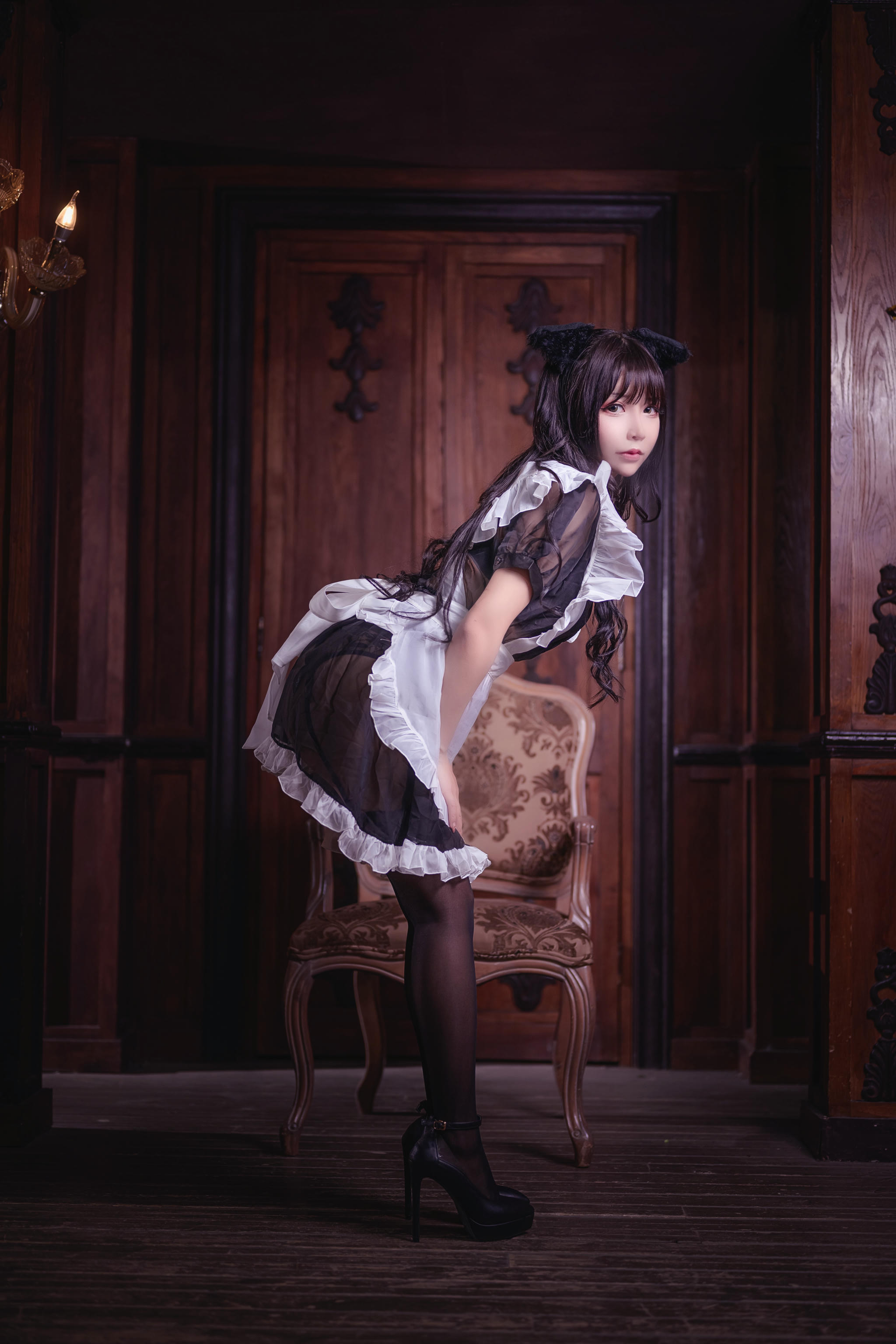 抱走莫子aa NO.026 黑絲貓咪小女仆 [44P-552MB]_第1集