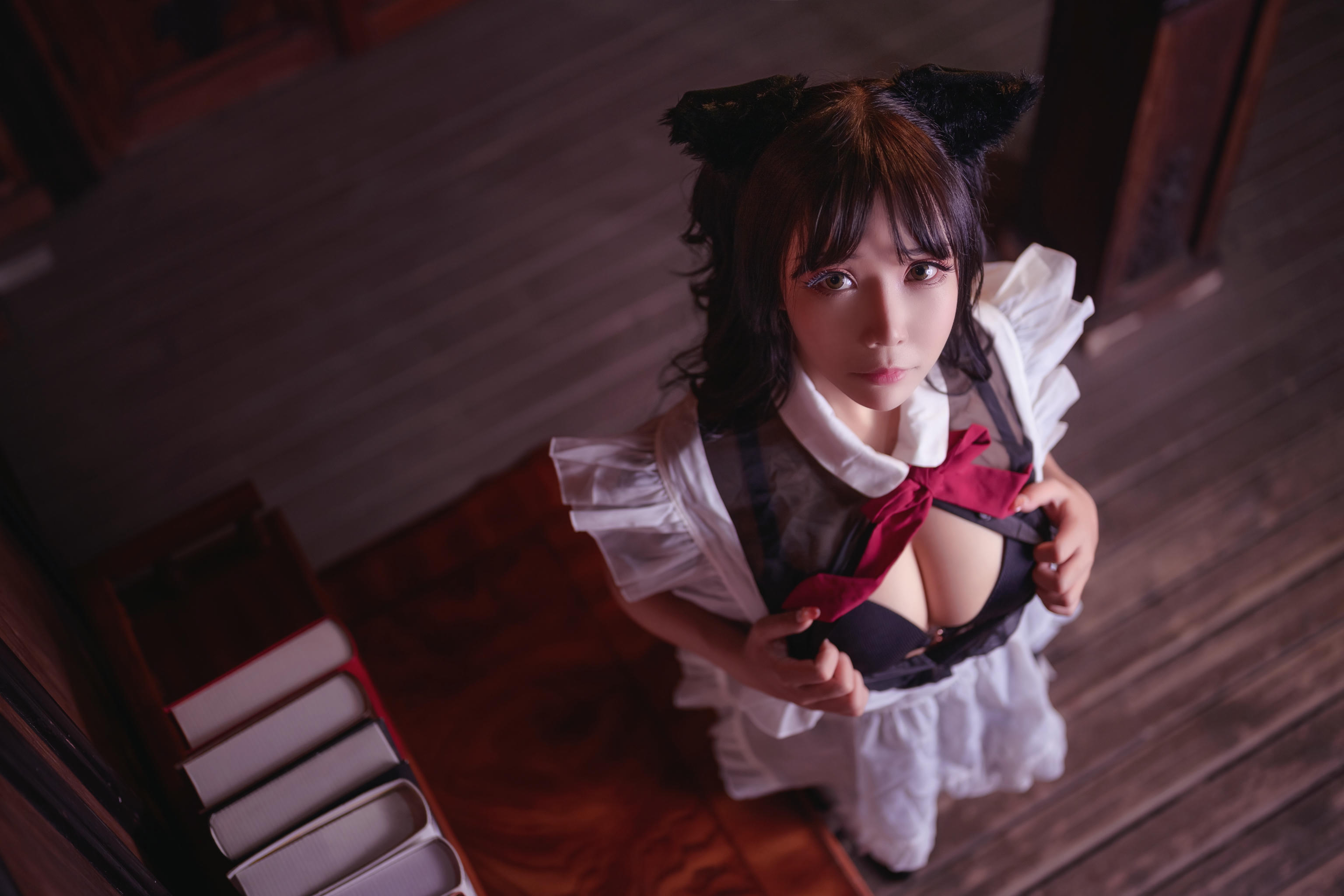 抱走莫子aa NO.026 黑絲貓咪小女仆 [44P-552MB]_第2集