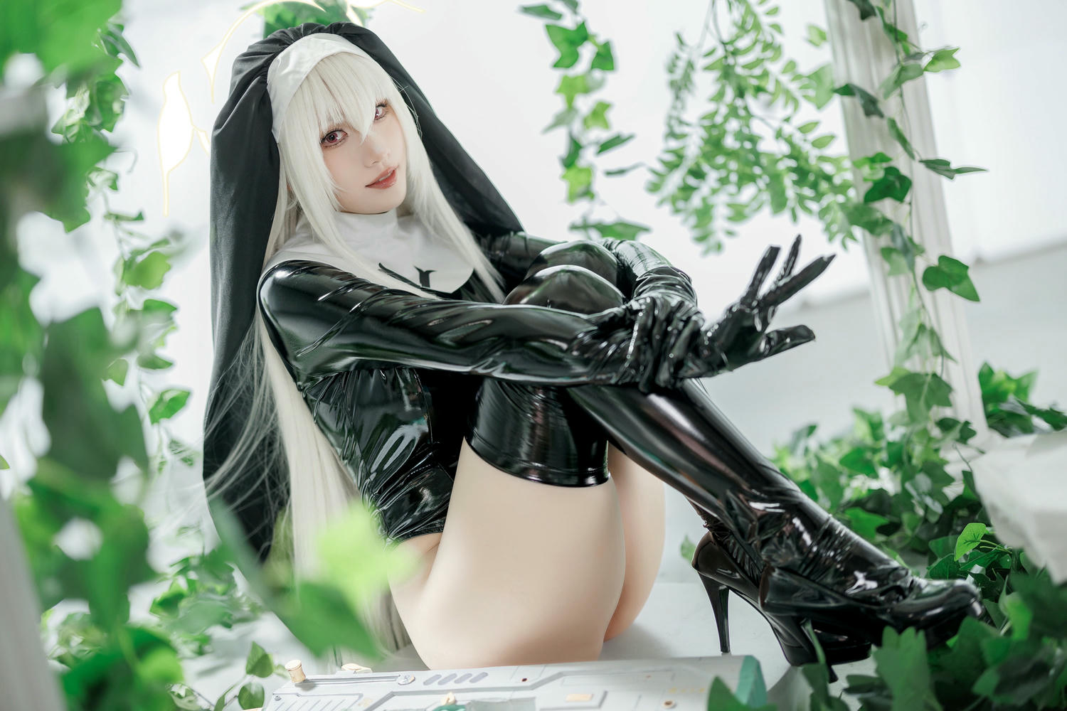 Cien恩恩 NO.008 碧蓝档案 歌住樱子[34P／54MB]_第2集