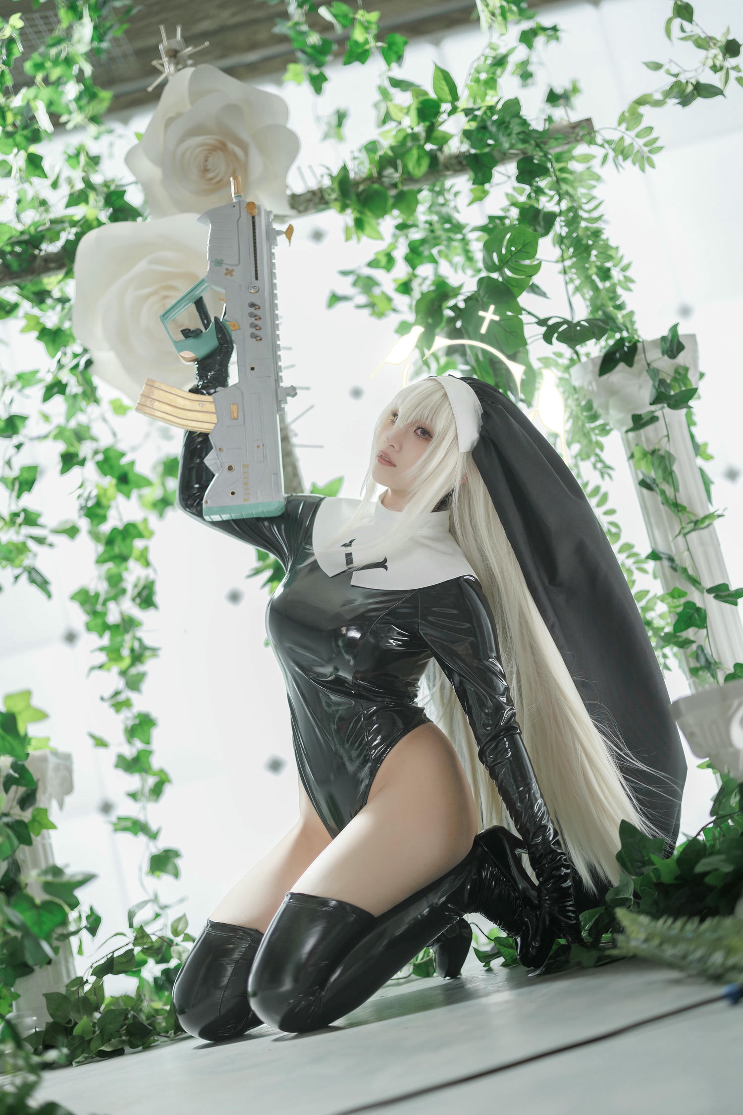 Cien恩恩 NO.008 碧蓝档案 歌住樱子[34P／54MB]_第2集