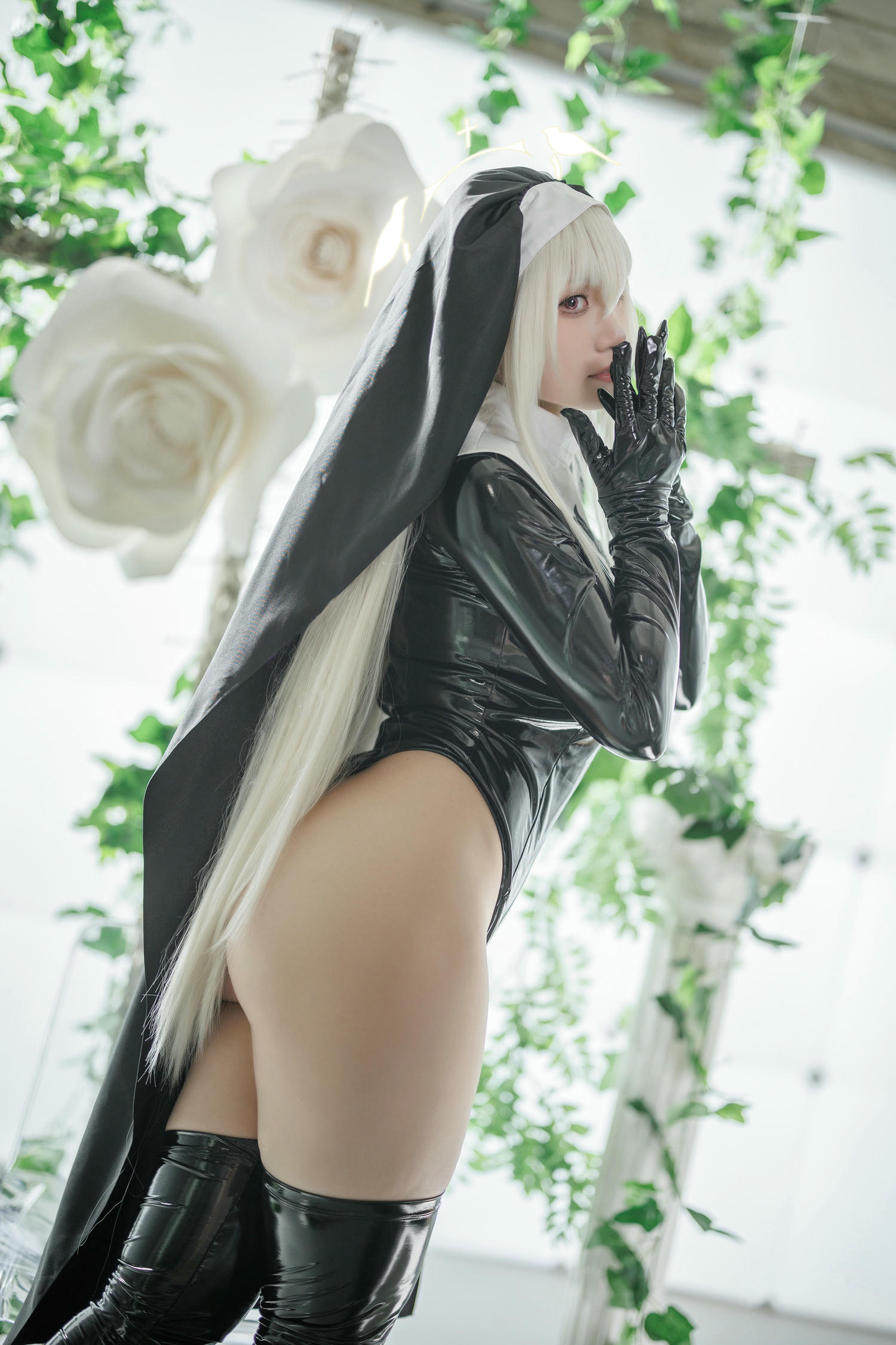 Cien恩恩 NO.008 碧蓝档案 歌住樱子[34P／54MB]_第2集