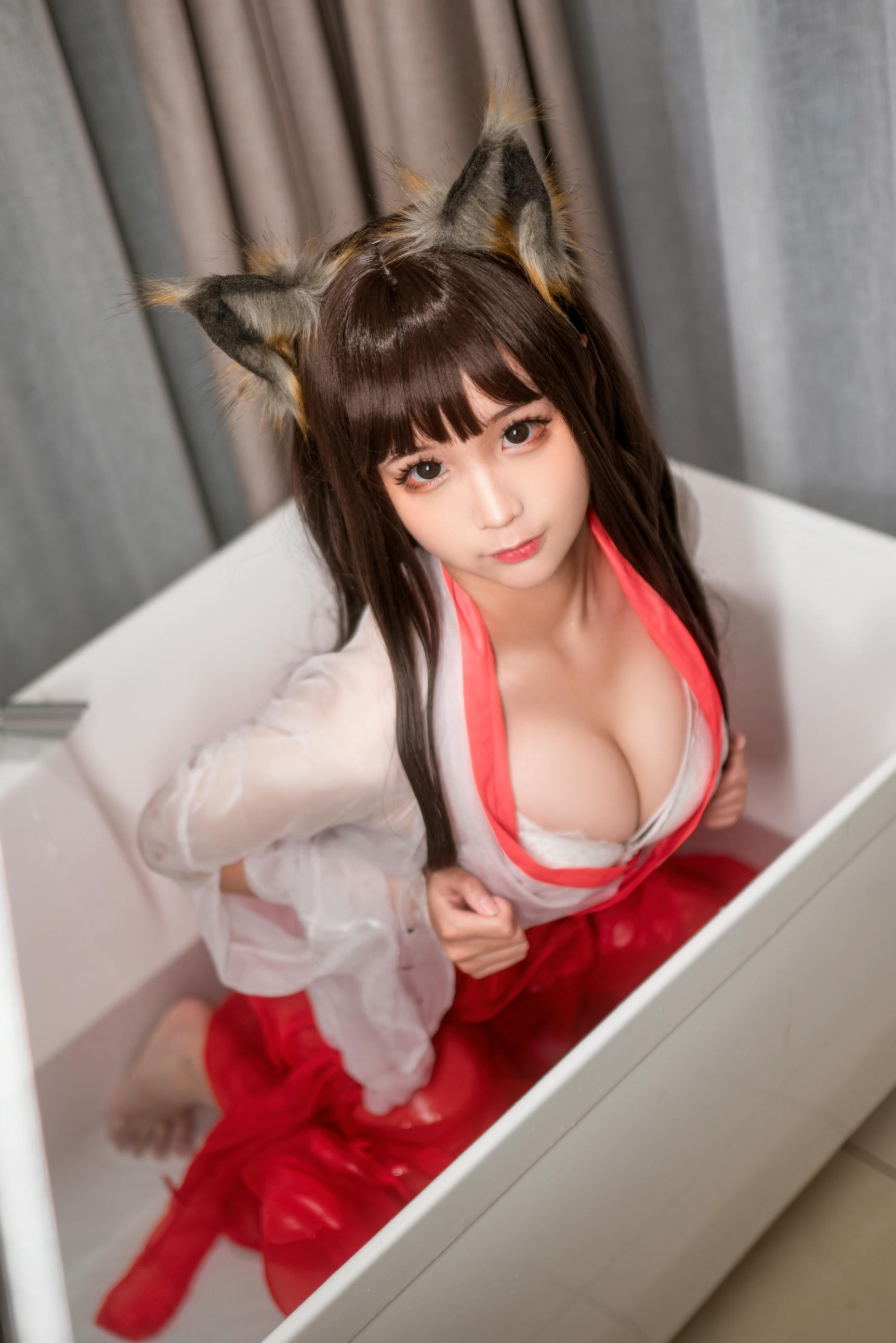 蠢沫沫 NO.099 透明巫女 [60P1V-1160MB]_第2集