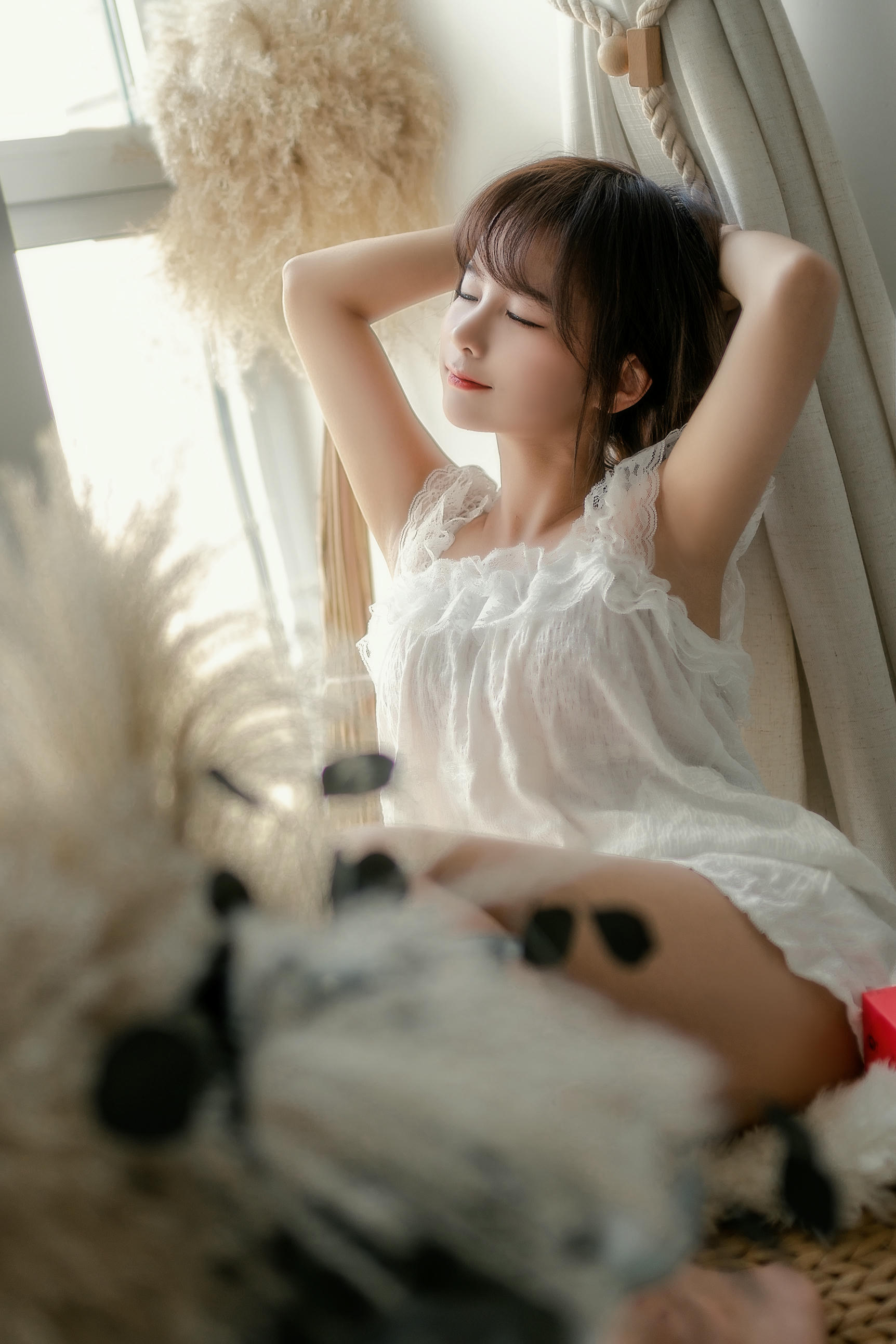 蠢沫沫 NO.100 白睡衣 [29P-271MB]_第1集