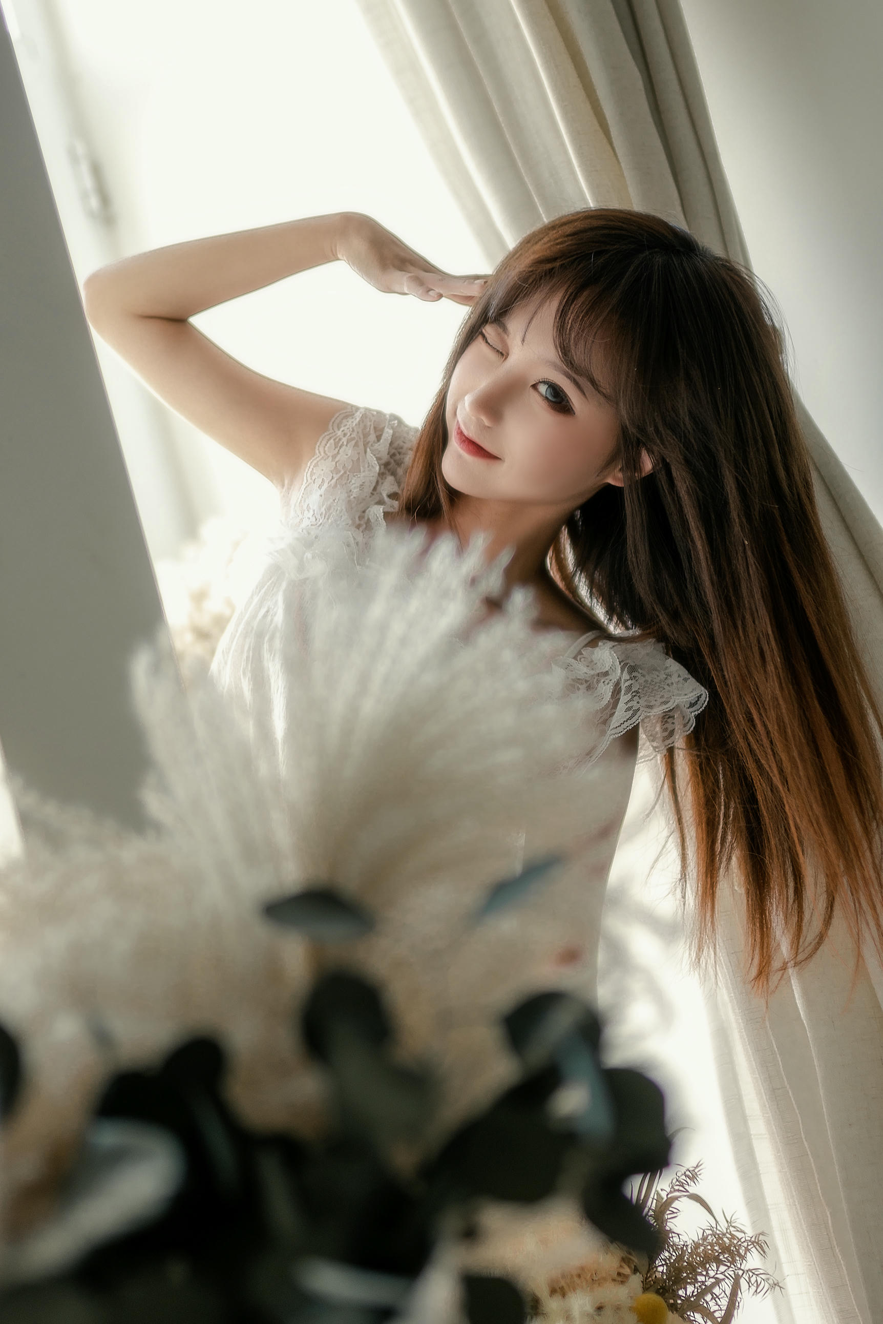 蠢沫沫 NO.100 白睡衣 [29P-271MB]_第1集