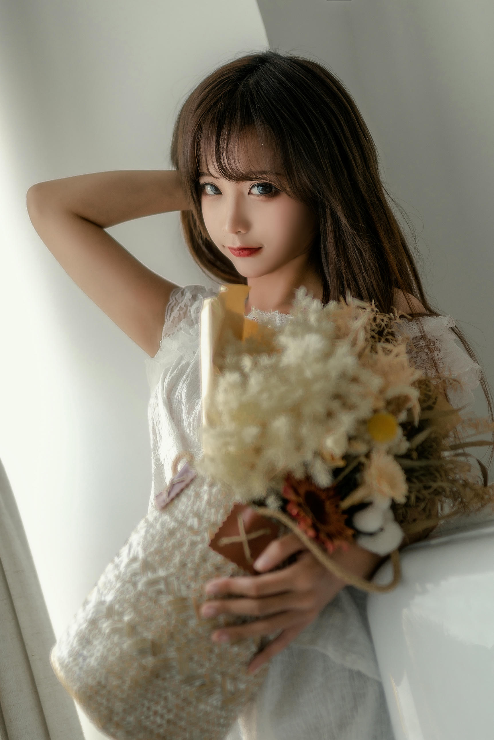 蠢沫沫 NO.100 白睡衣 [29P-271MB]_第1集