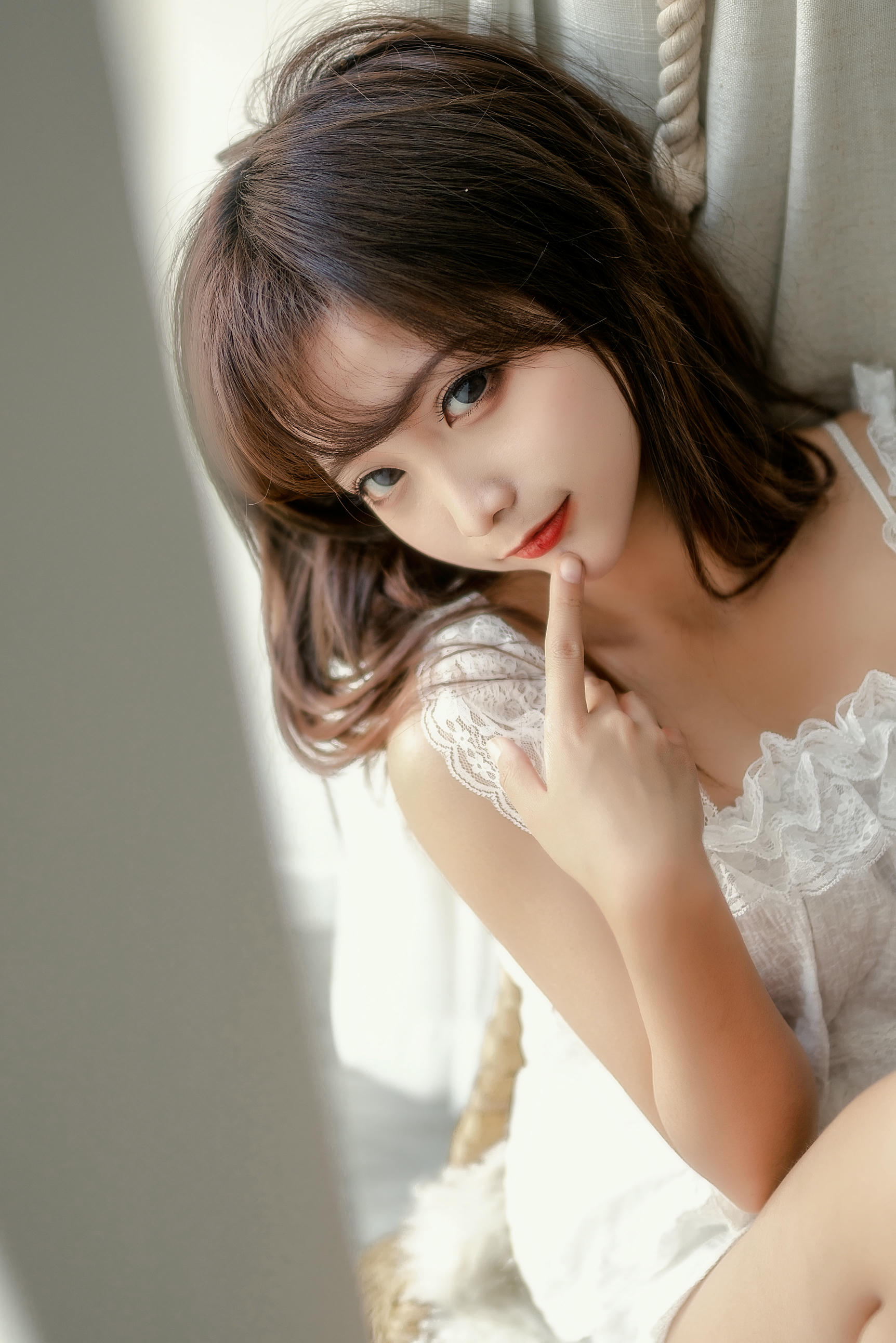 蠢沫沫 NO.100 白睡衣 [29P-271MB]_第1集