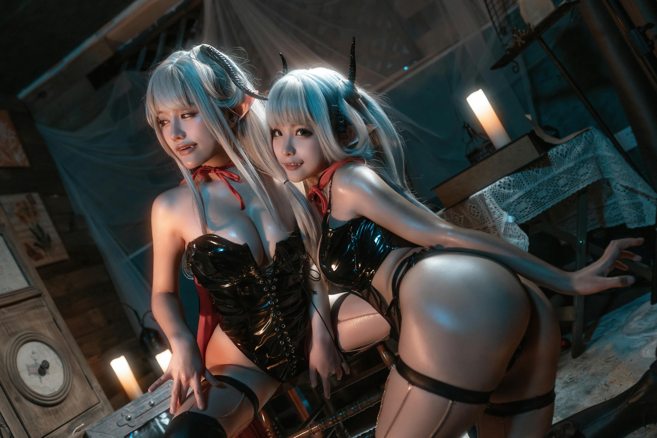 蠢沫沫 NO.106 &一笑芳香沁 双人吸血鬼 [30P-436MB]_第1集