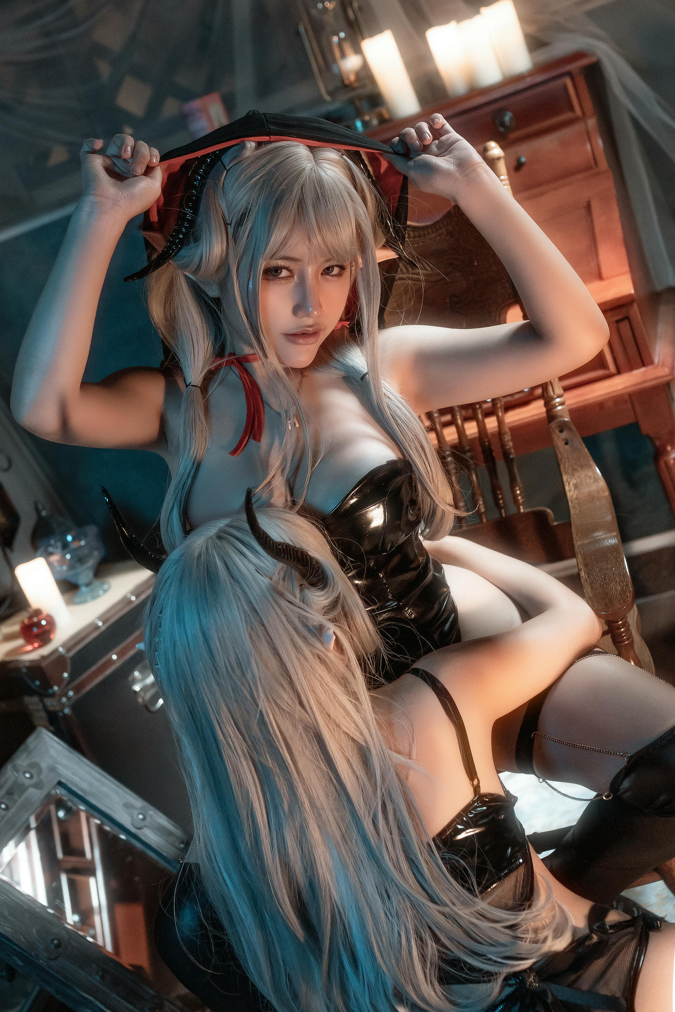 蠢沫沫 NO.106 &一笑芳香沁 双人吸血鬼 [30P-436MB]_第2集